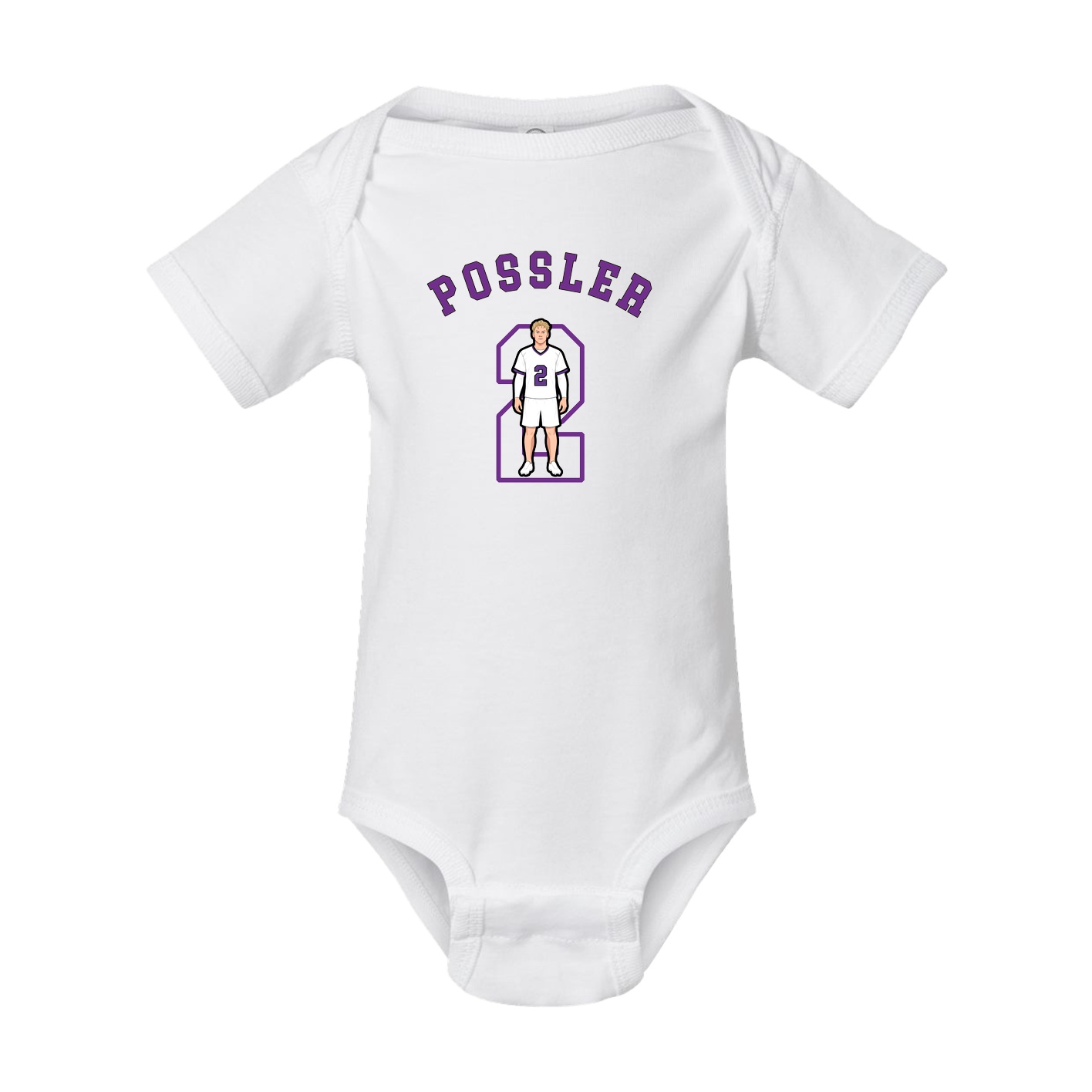 Baby Onesie — Shirsey Arch in White
