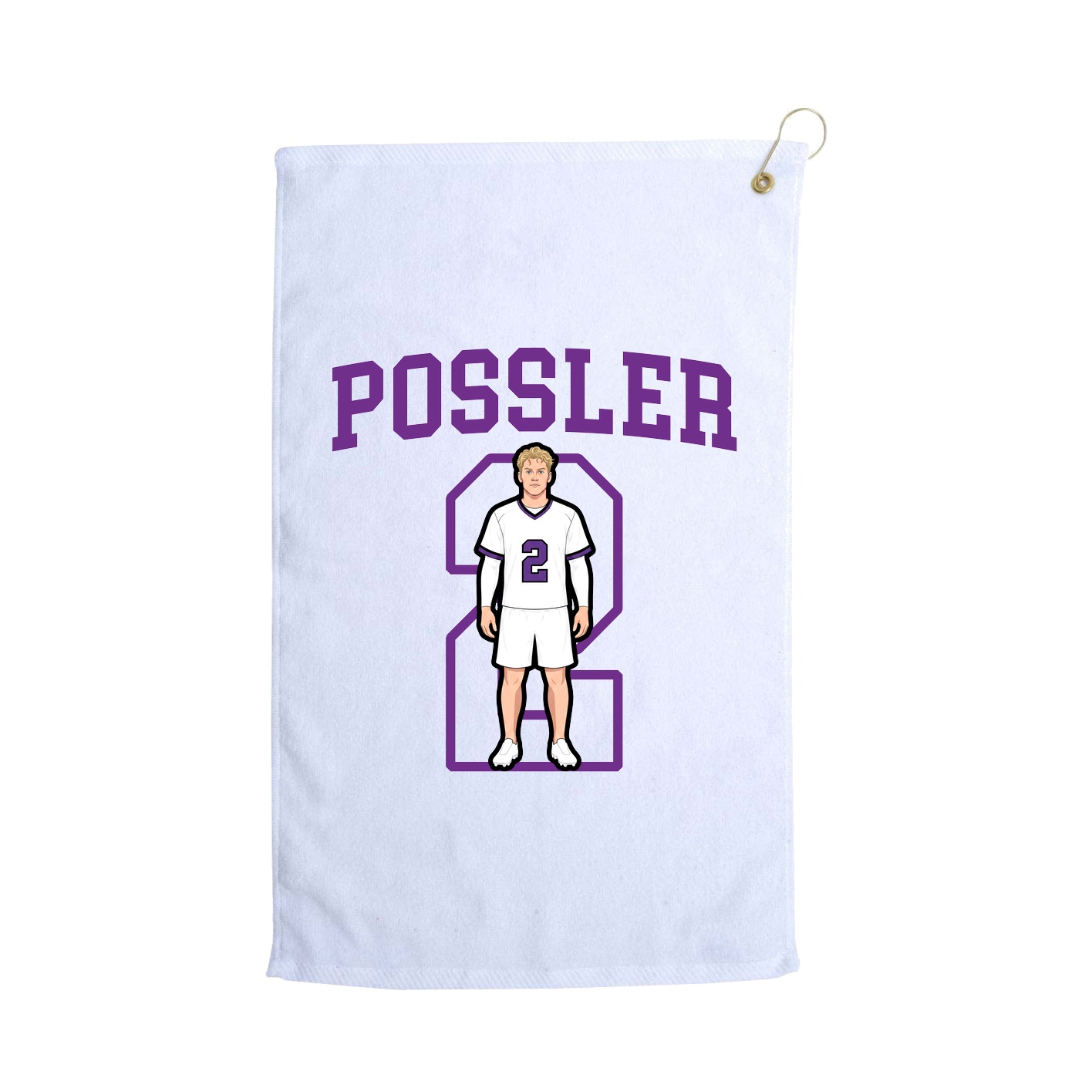 Golf Towel — Shirsey in White
