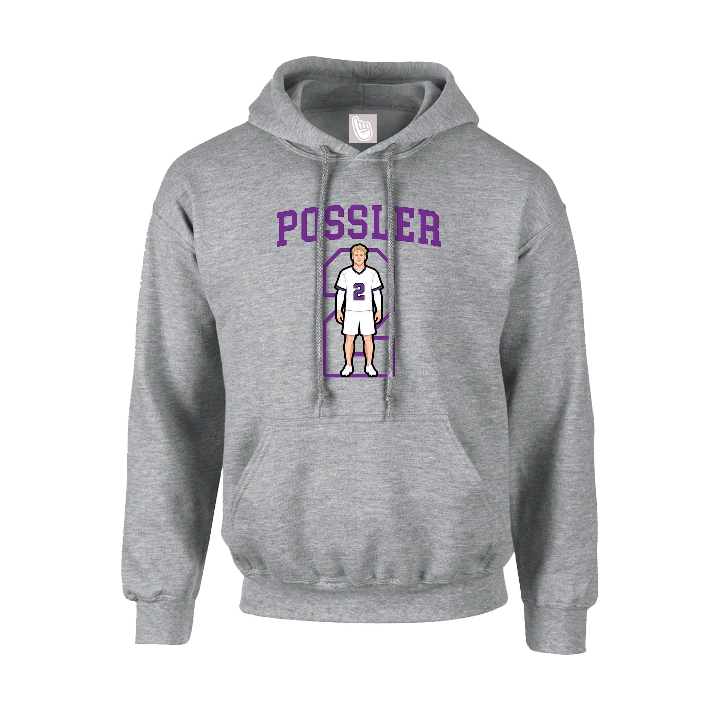 Hoodie — Shirsey in Grey