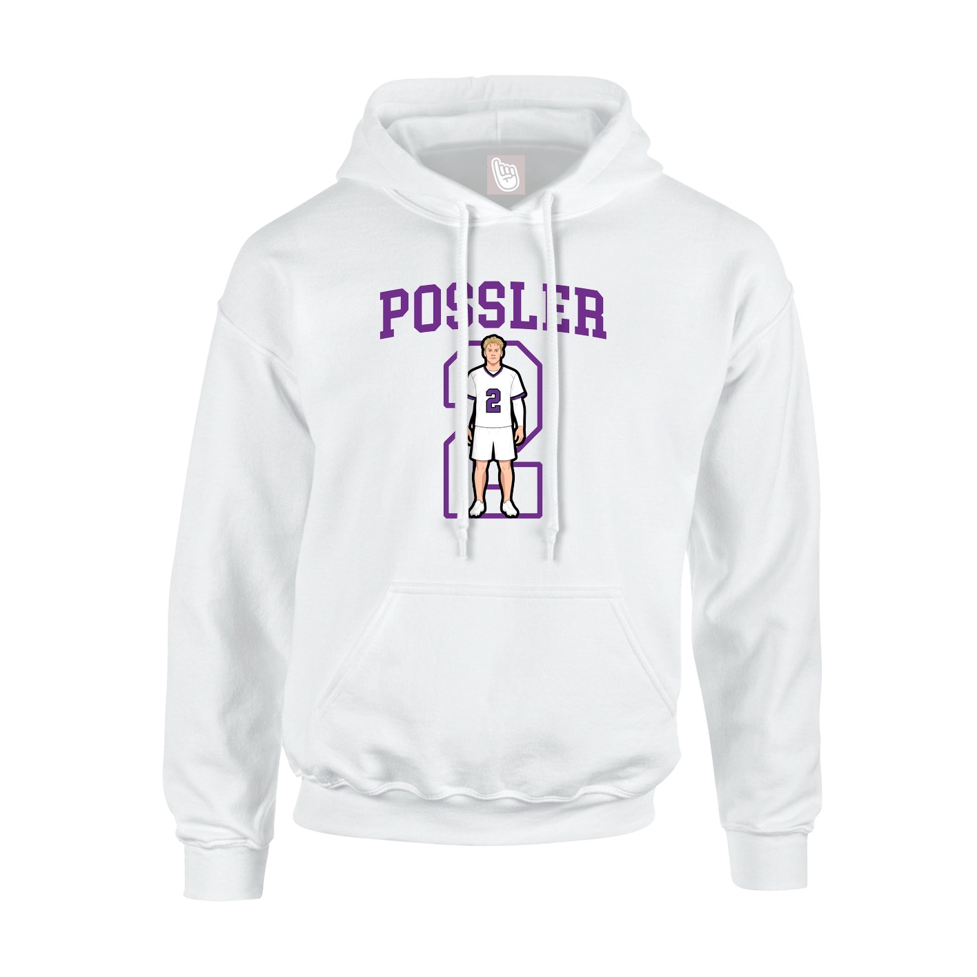 Youth Hoodie — Shirsey in White