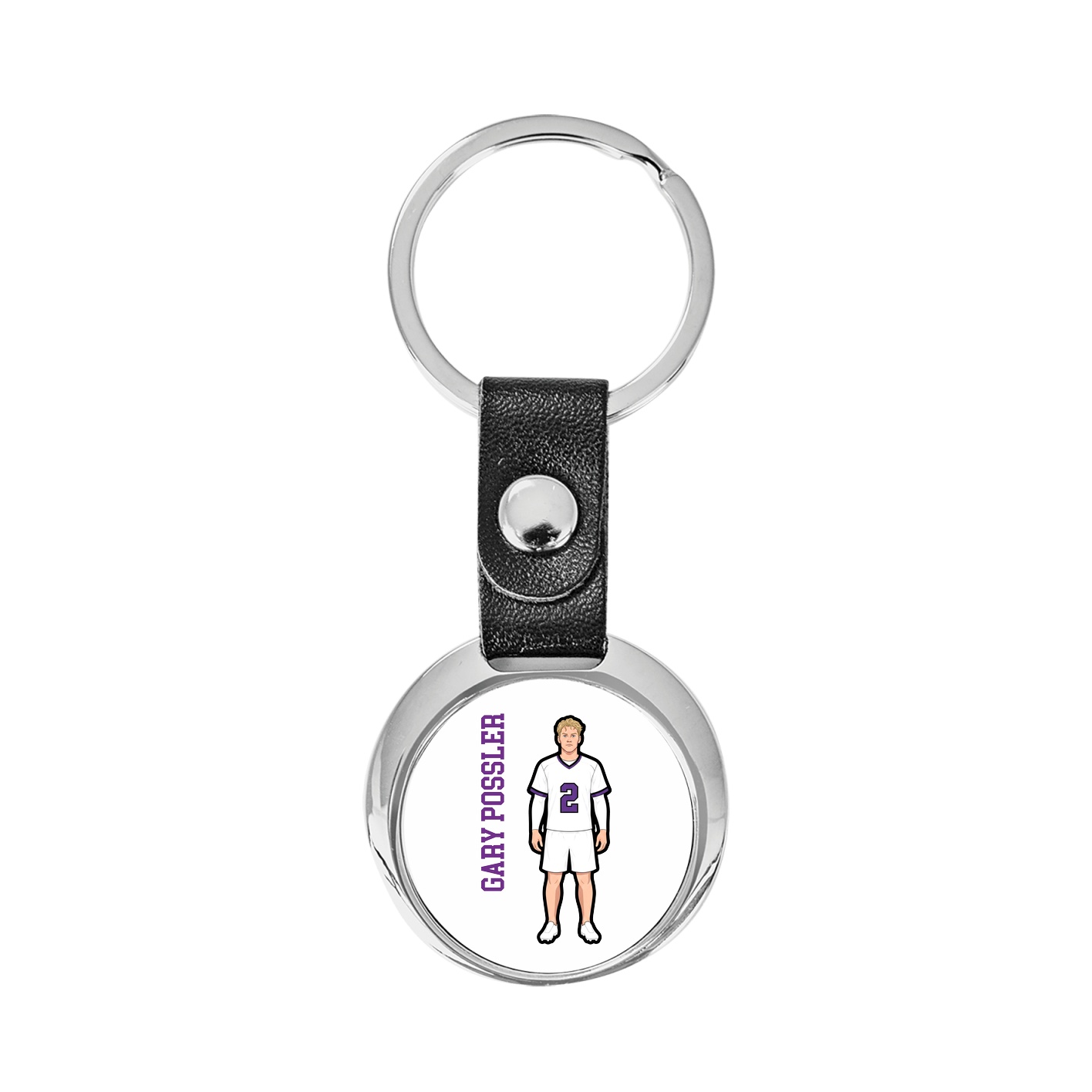 Key Chain — Name Vertical in Classic