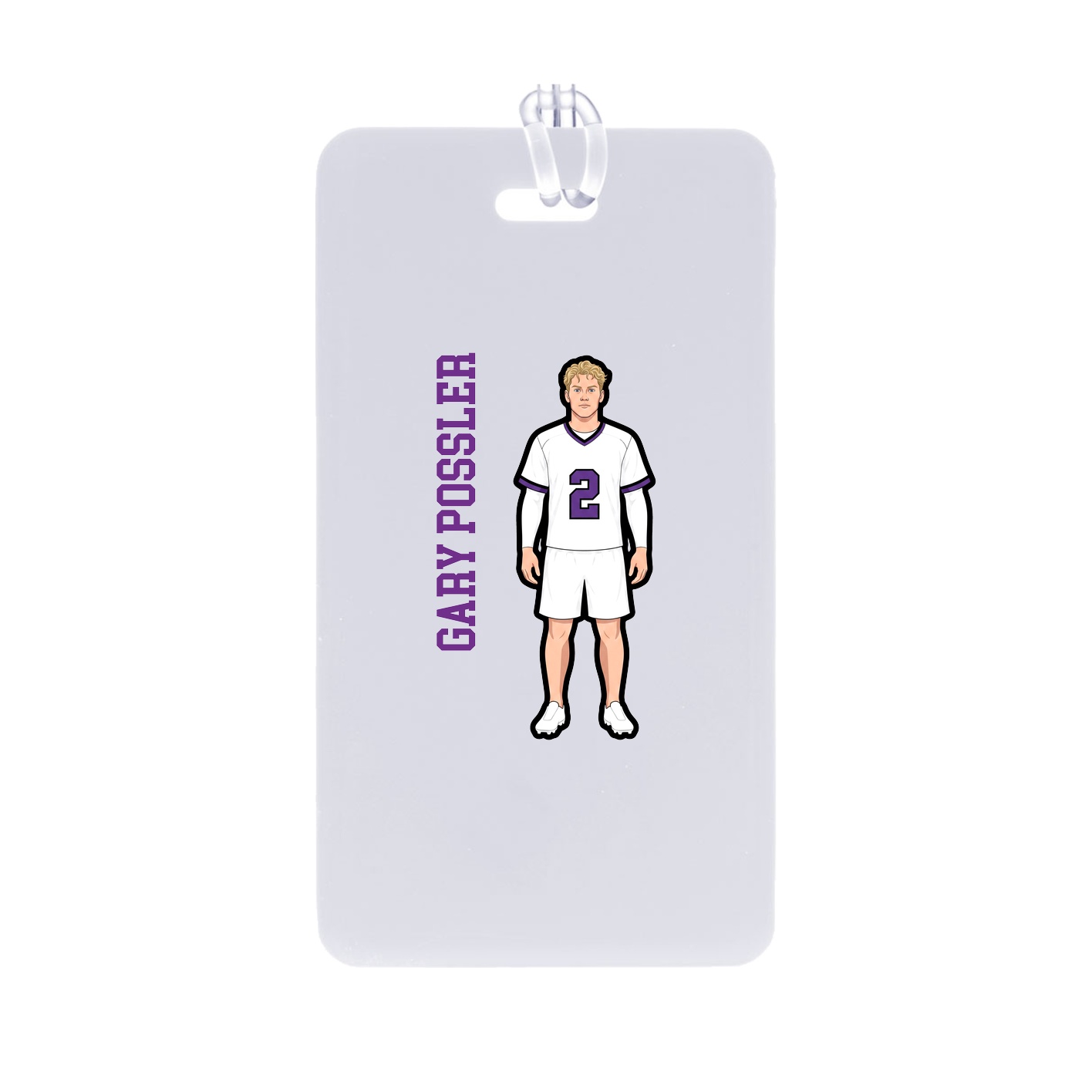 Bag Tag — Name Vertical in Classic