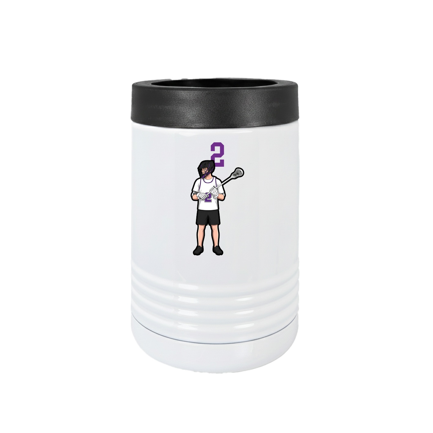 Beverage Holder — Number Top in White