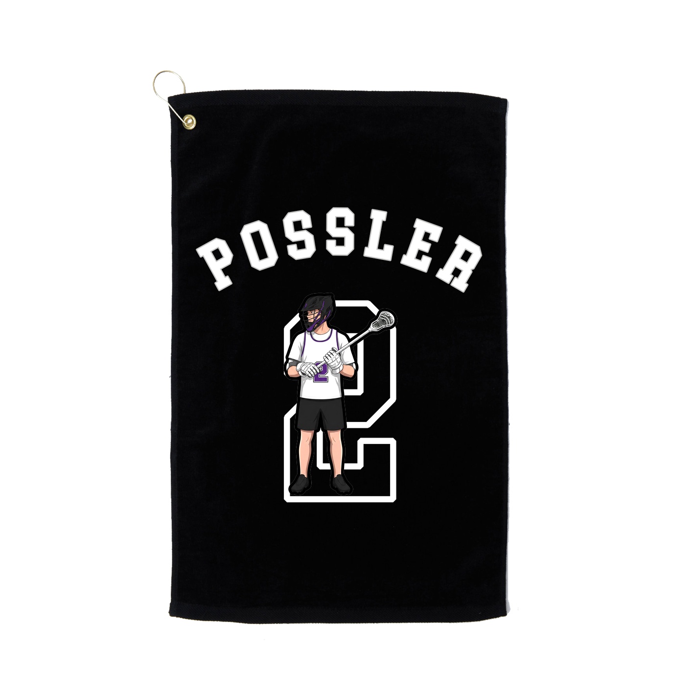 Golf Towel — Shirsey Arch in Black
