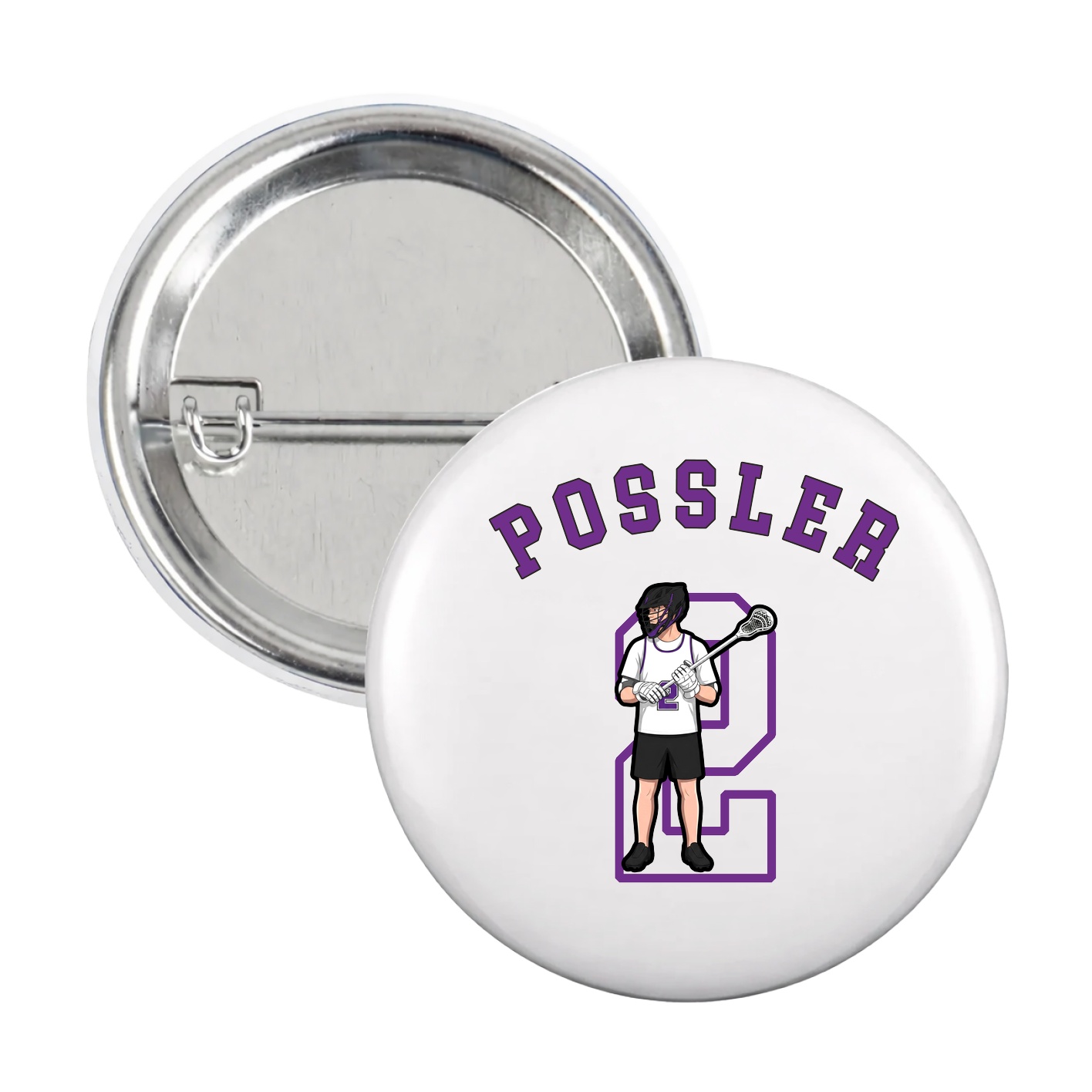 Game Day Button — Shirsey Arch in White