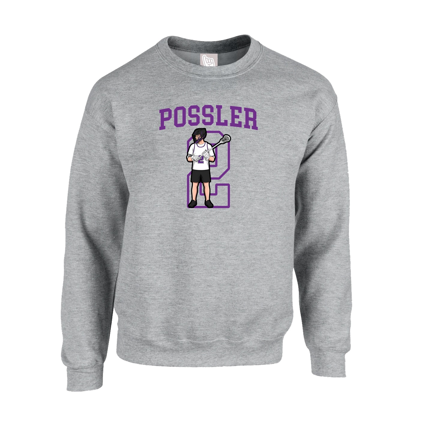 Fleece Crew — Shirsey in Grey