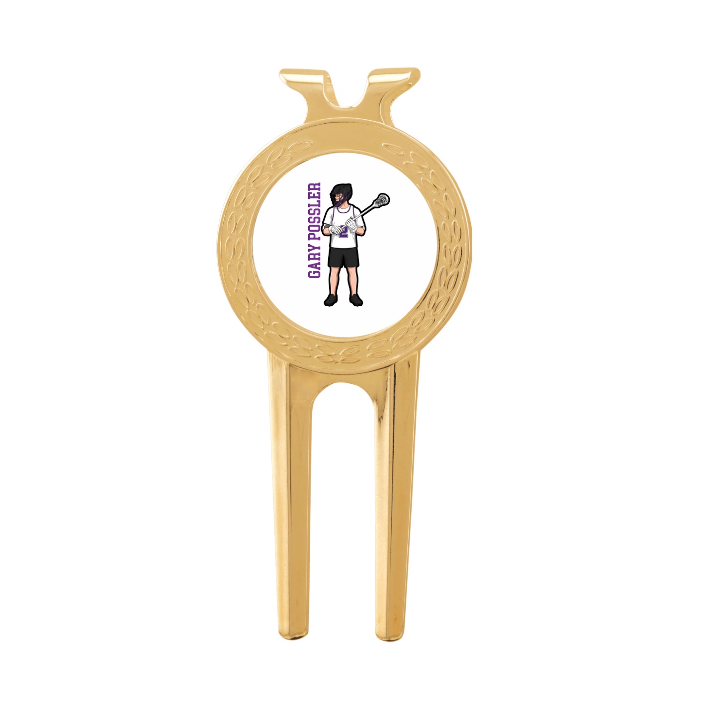 Divot Tool with Ball Marker — Name Vertical in Classic