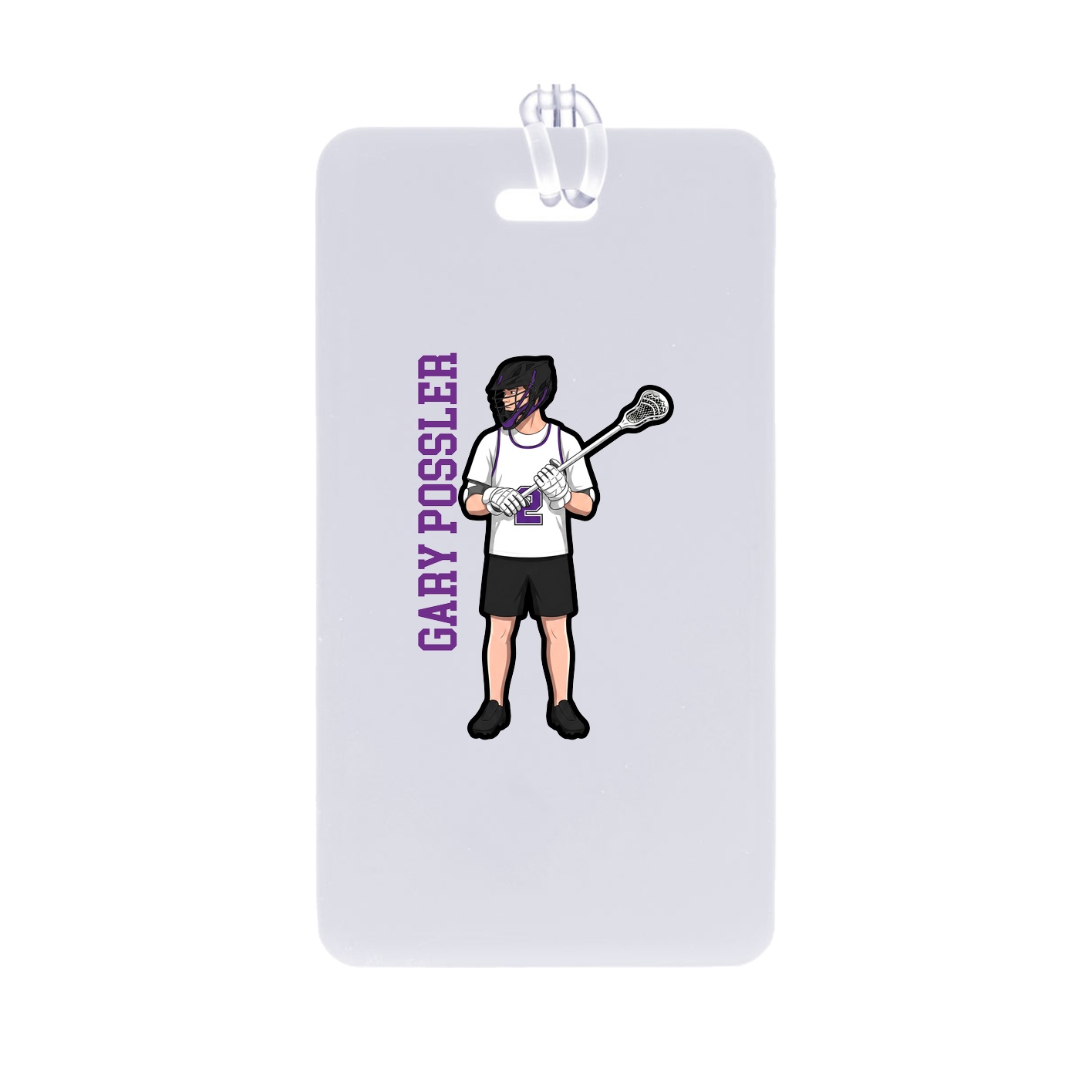 Bag Tag — Name Vertical in Classic