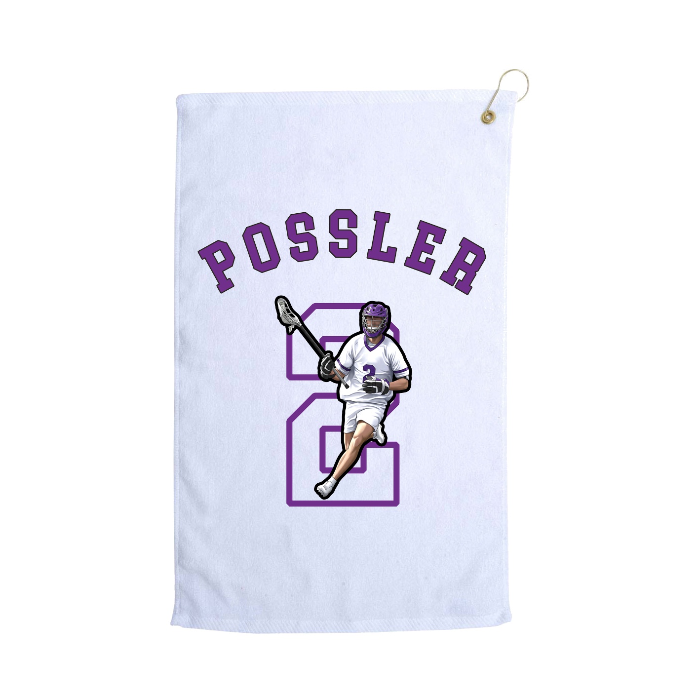 Golf Towel — Shirsey Arch in White