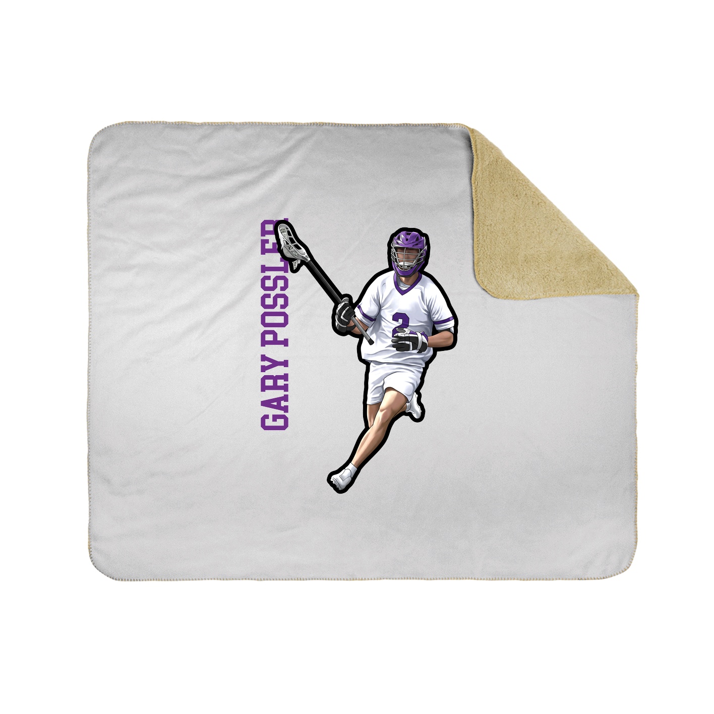 50x60 Sherpa Lined Throw Blanket