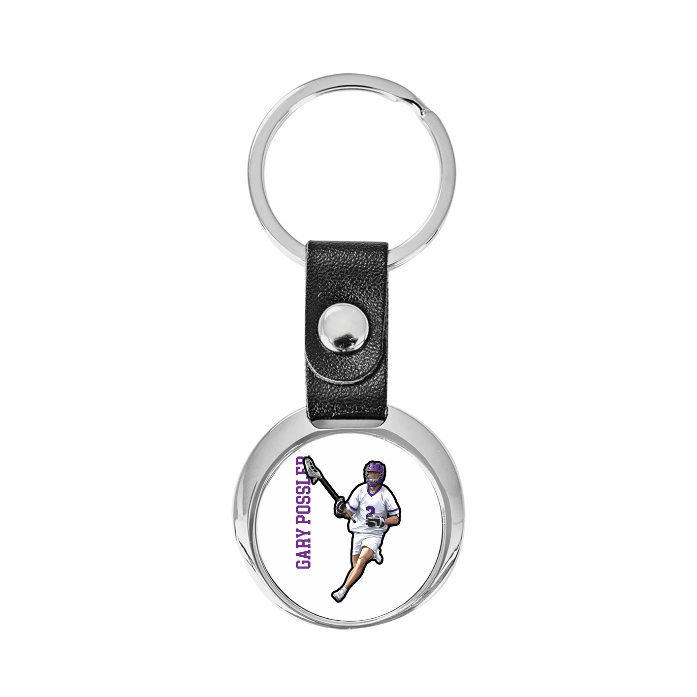 Key Chain — Name Vertical in Classic