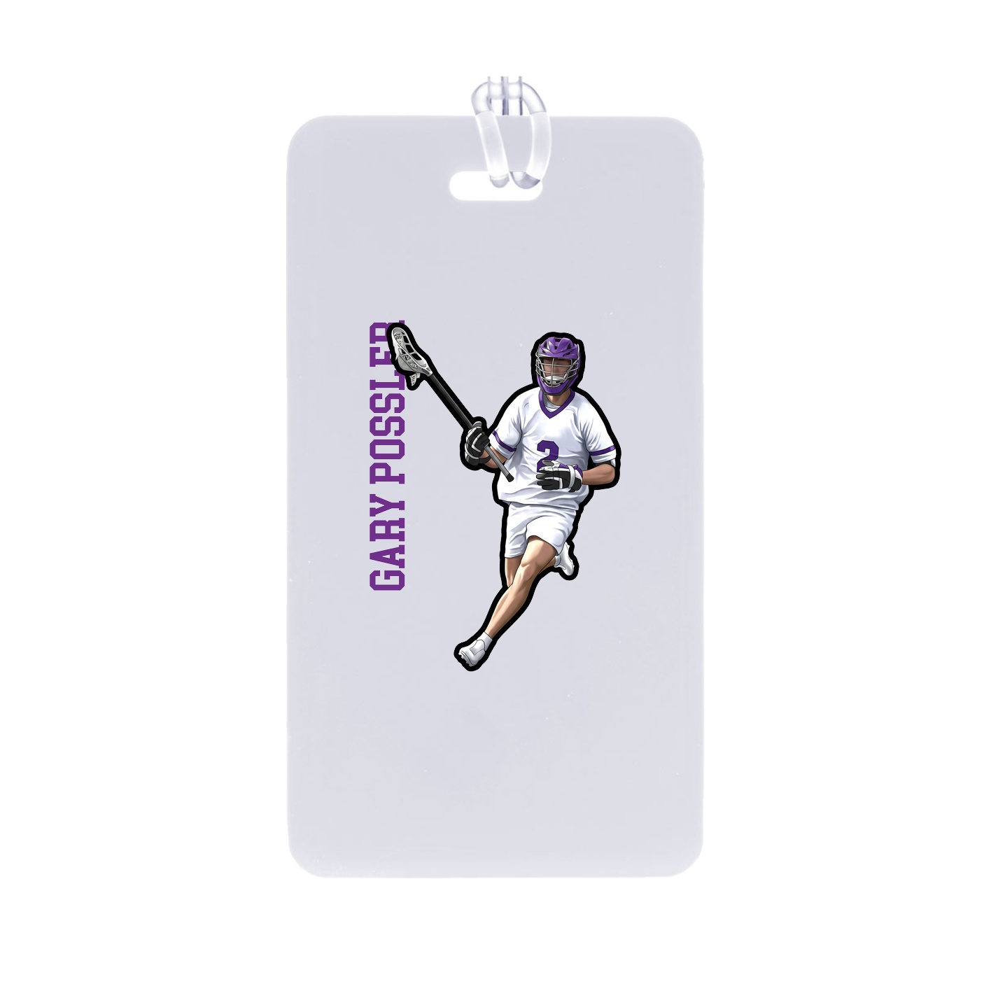 Bag Tag — Name Vertical in Classic