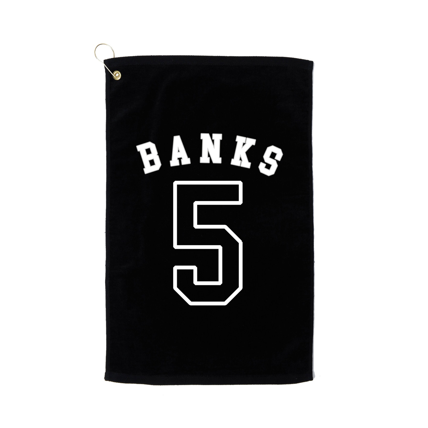 Golf Towel — Shirsey Arch in Black