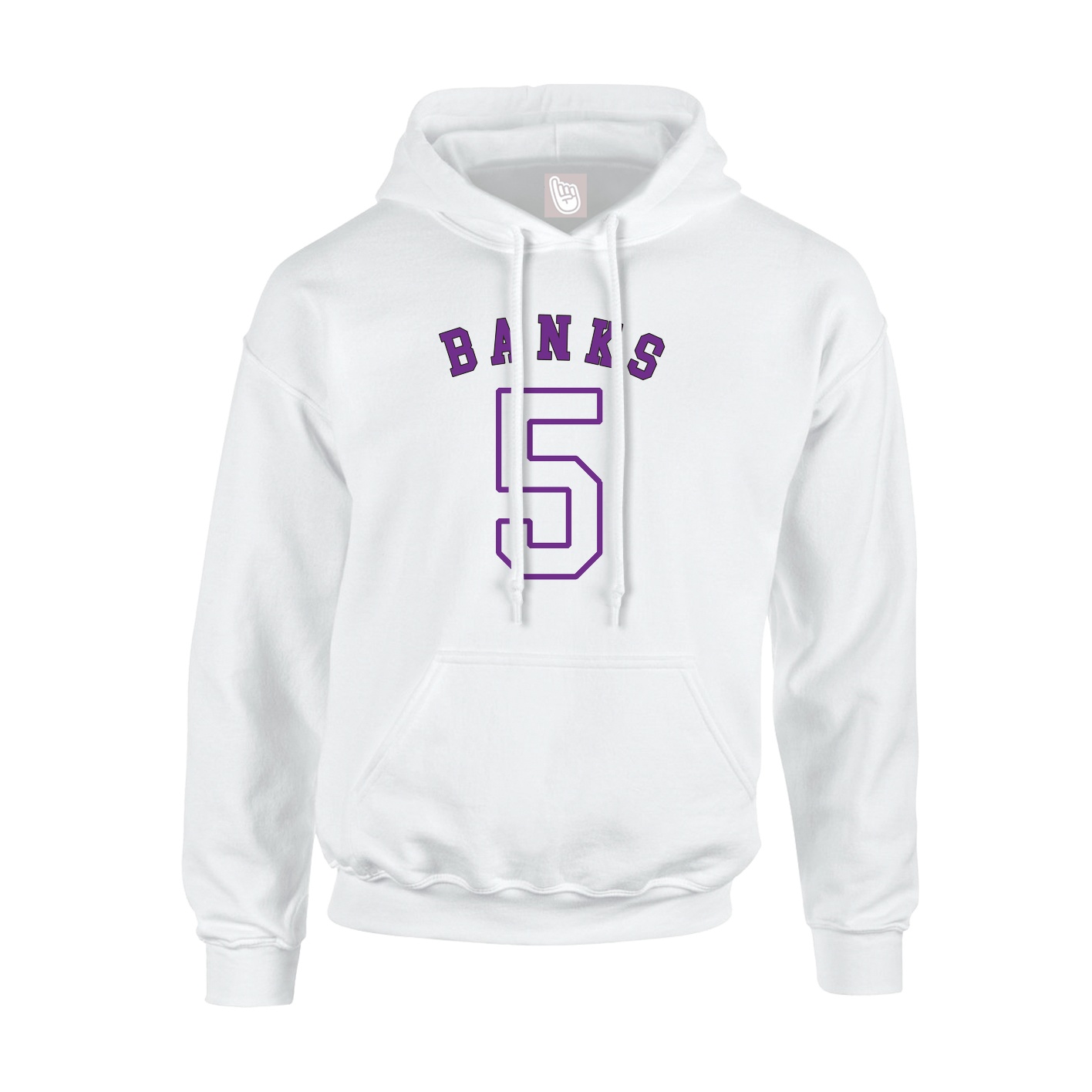 Hoodie — Shirsey Arch in White