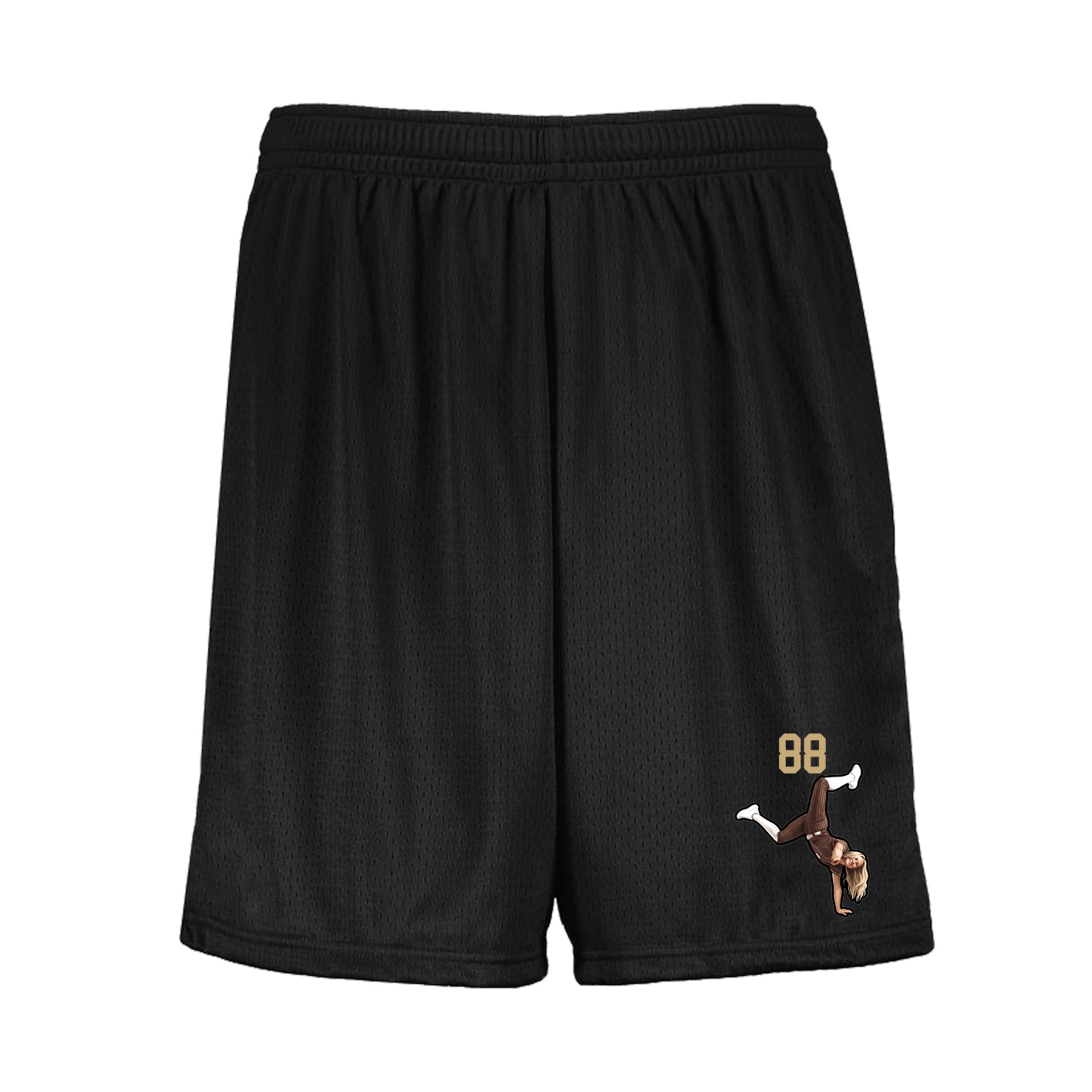 Shorts — Number Top in Black