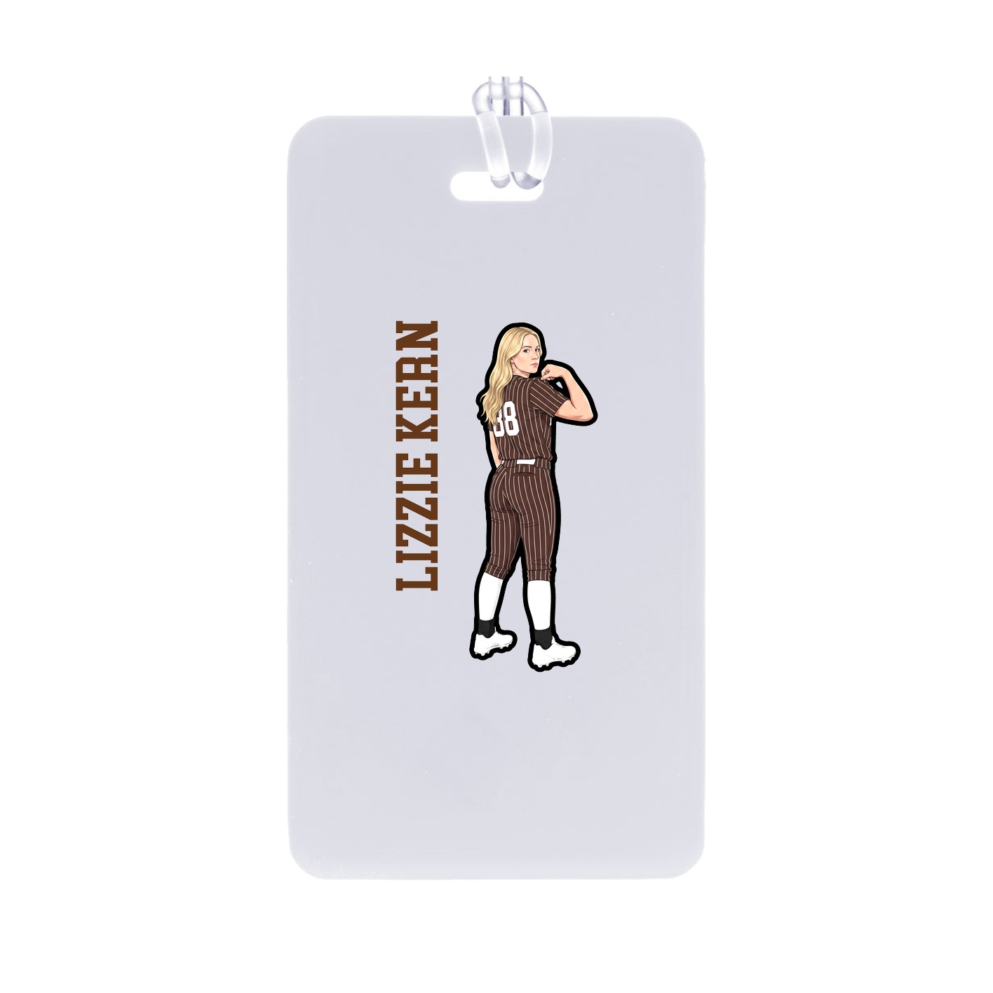 Bag Tag — Name Vertical in Classic