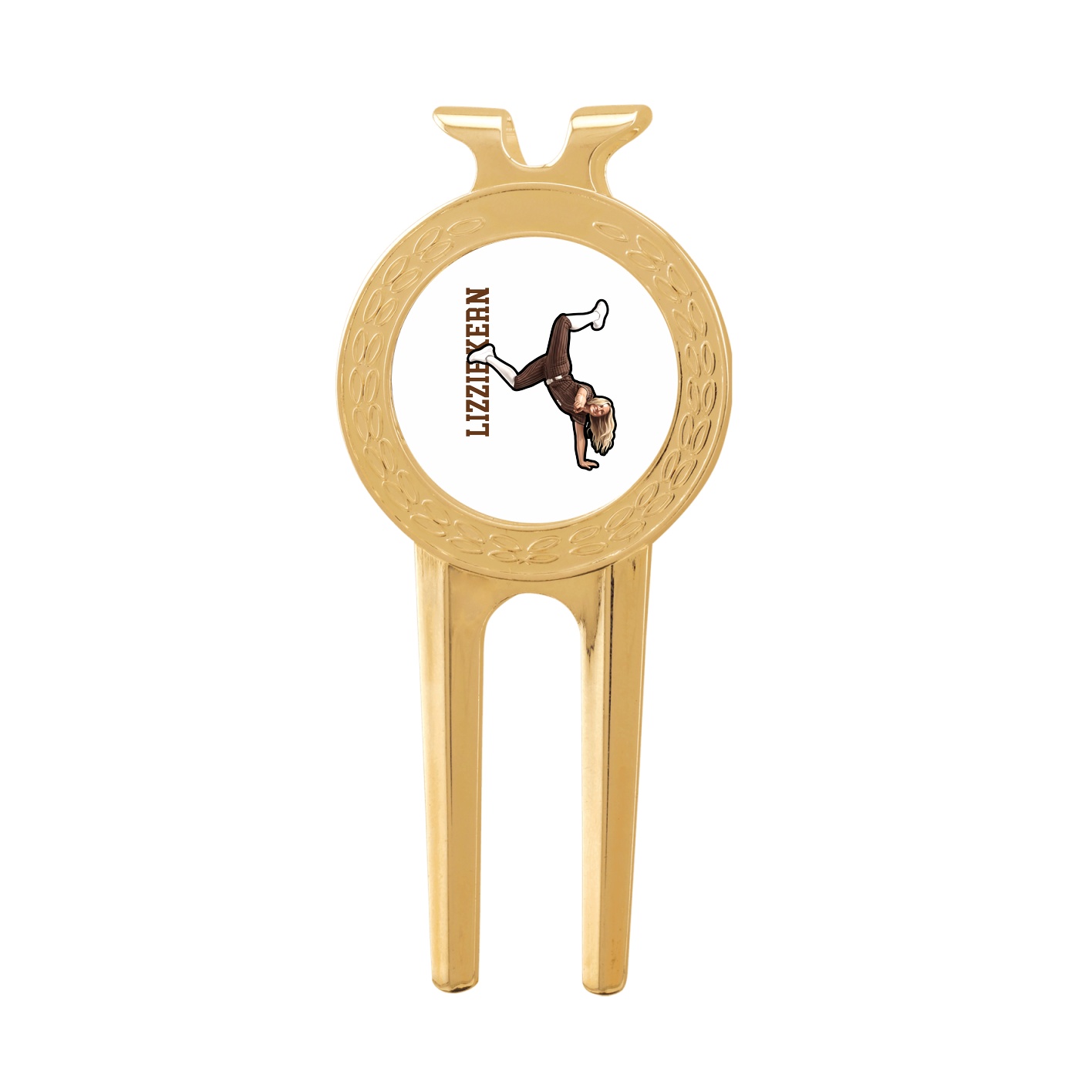 Divot Tool with Ball Marker — Name Vertical in Classic