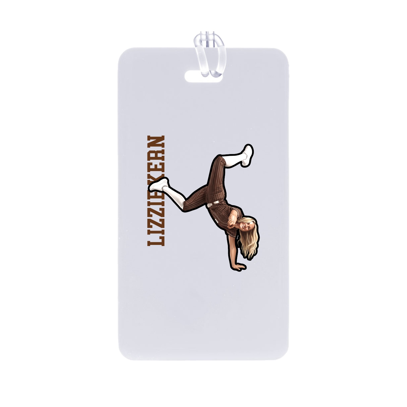 Bag Tag — Name Vertical in Classic