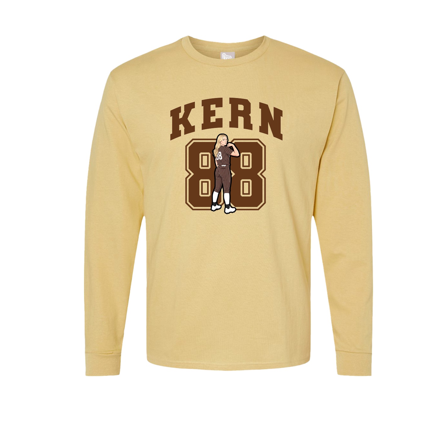 Long Sleeve Tee — Number in Vegas Gold