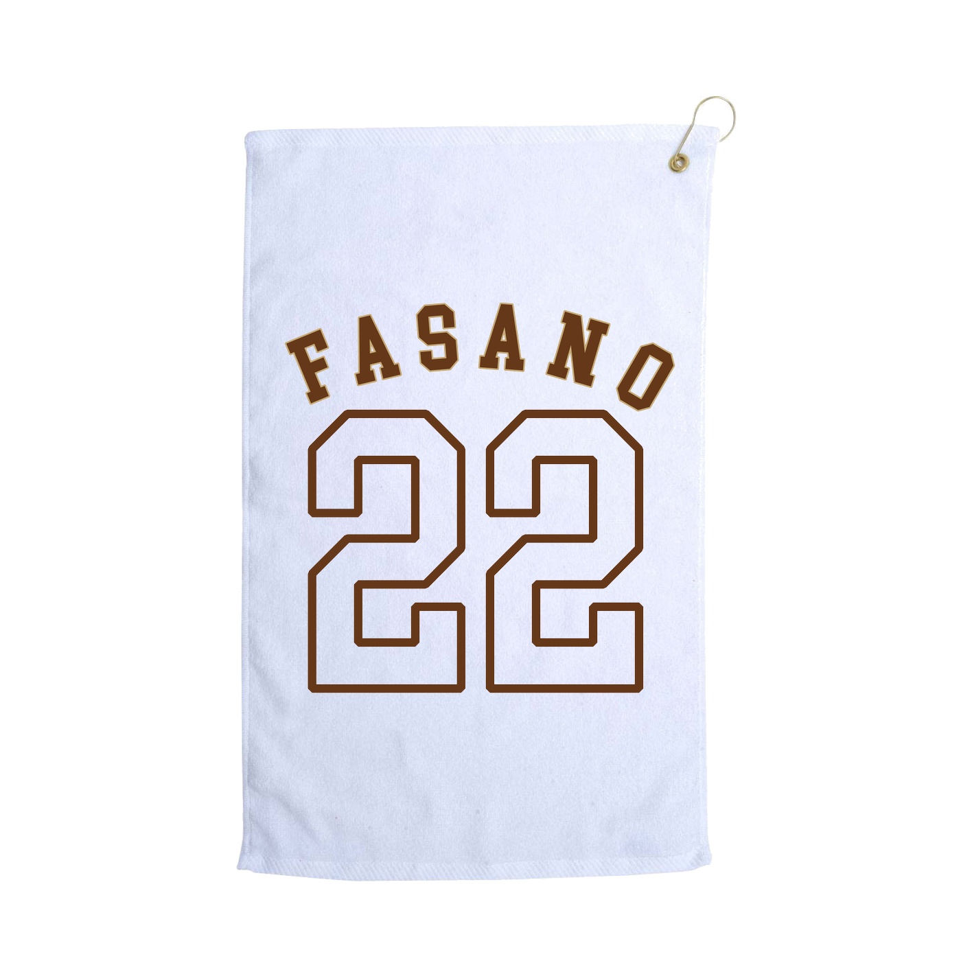 Golf Towel — Shirsey Arch in White