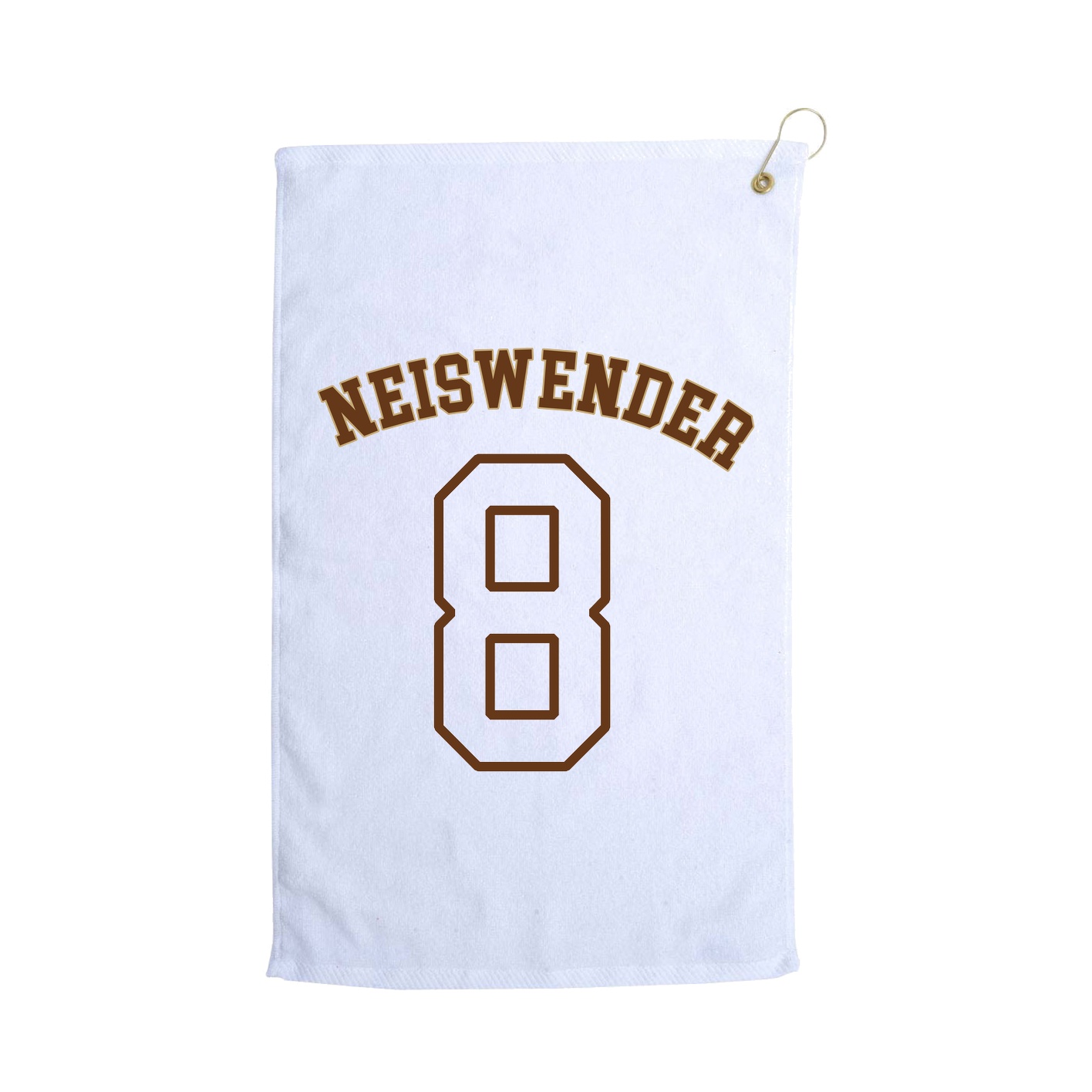 Golf Towel — Shirsey Arch in White