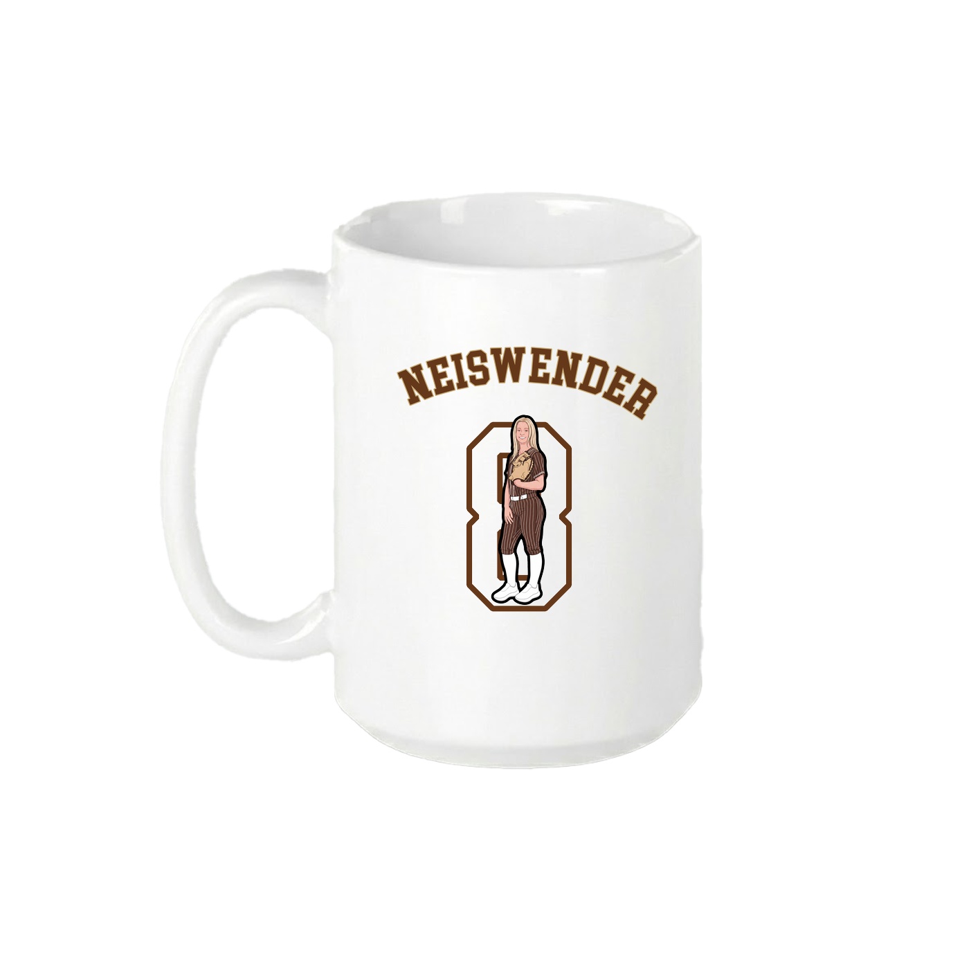 15oz Coffee Mug — Shirsey Arch in White