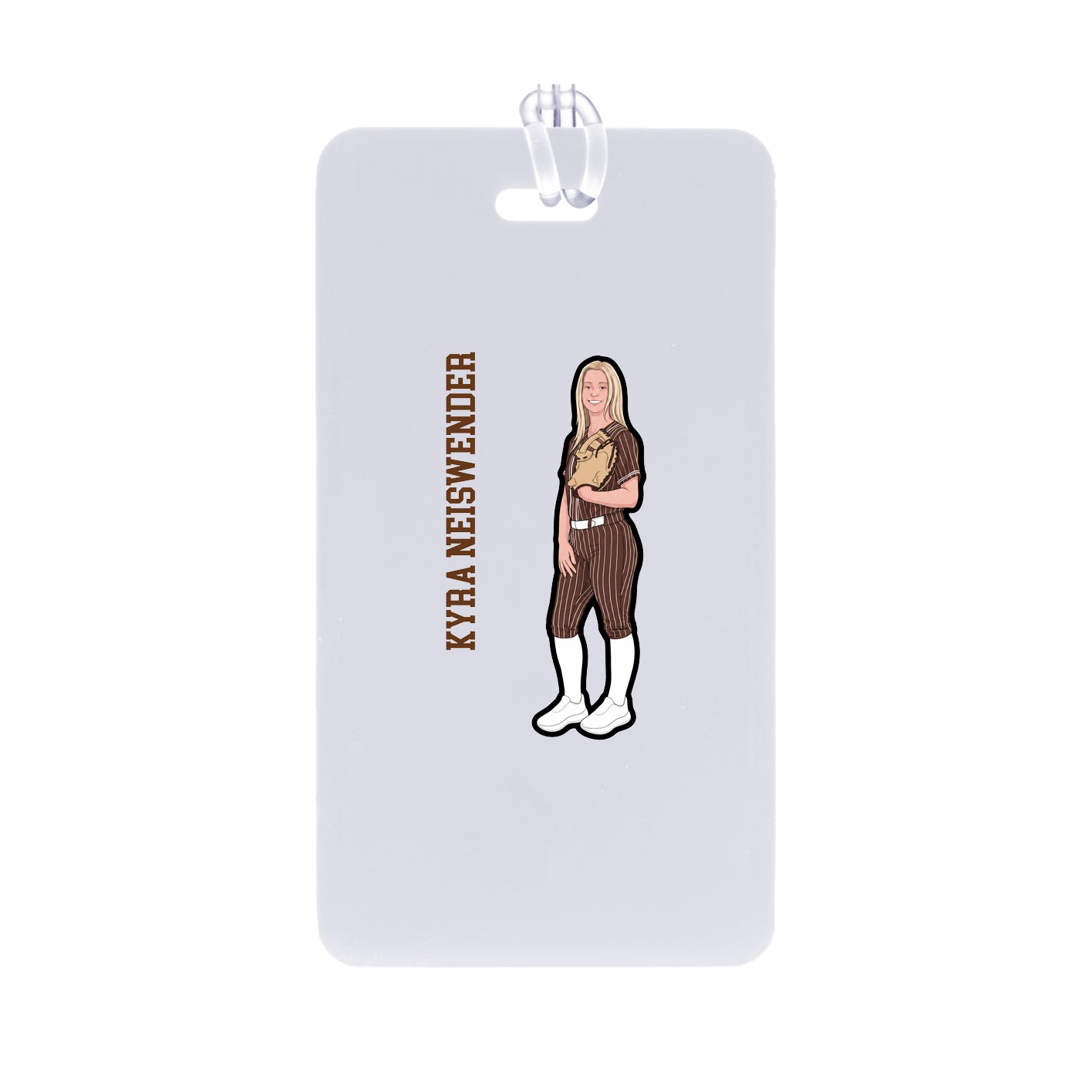 Bag Tag — Name Vertical in Classic