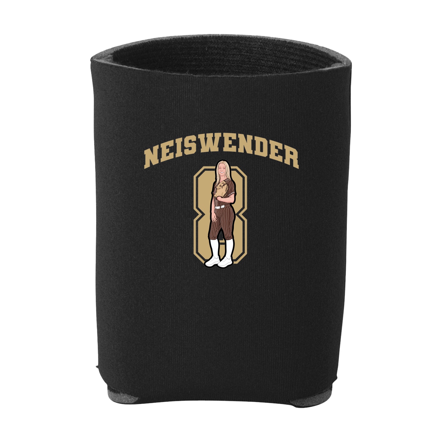 Can Holder — Number in Black