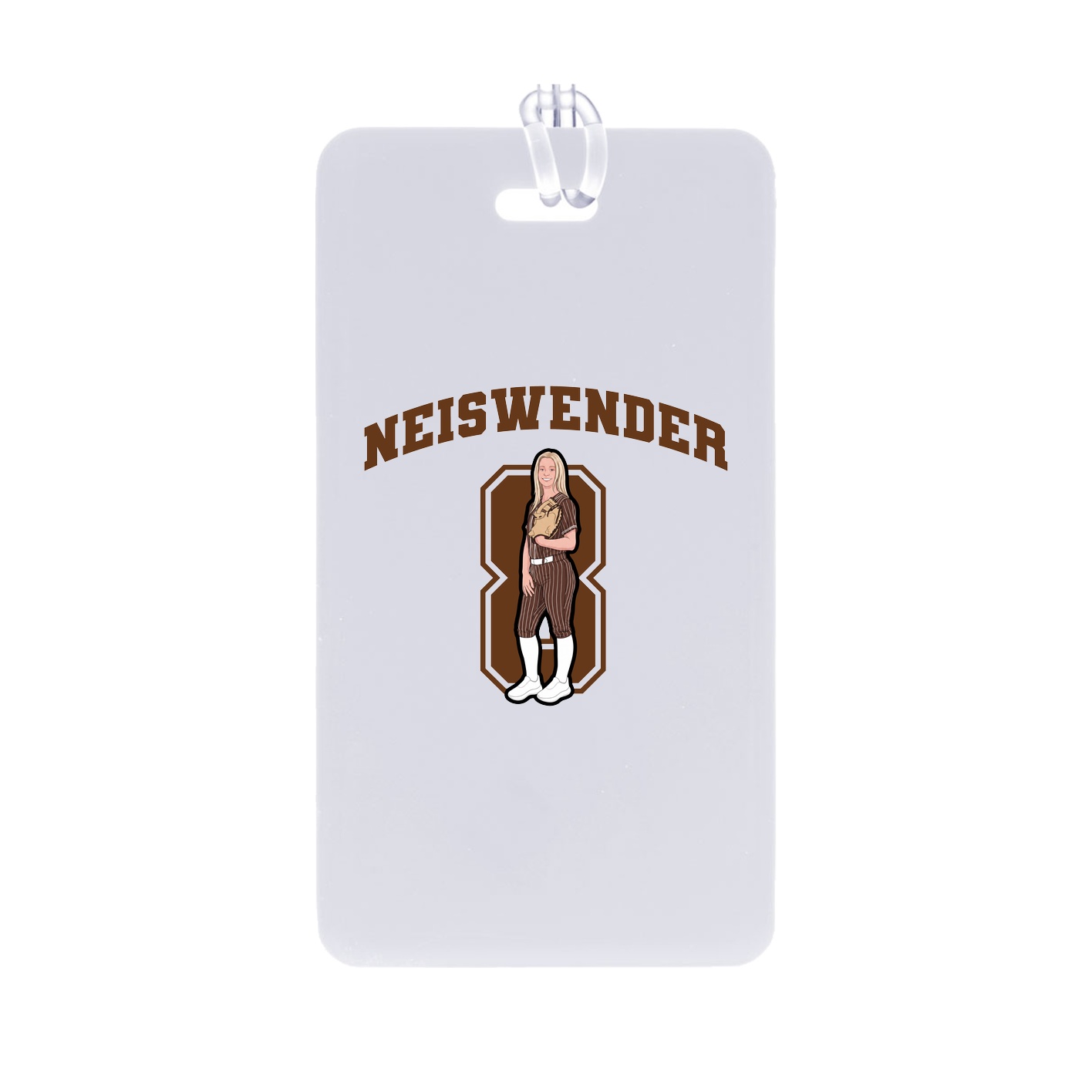 Bag Tag — Number in Classic