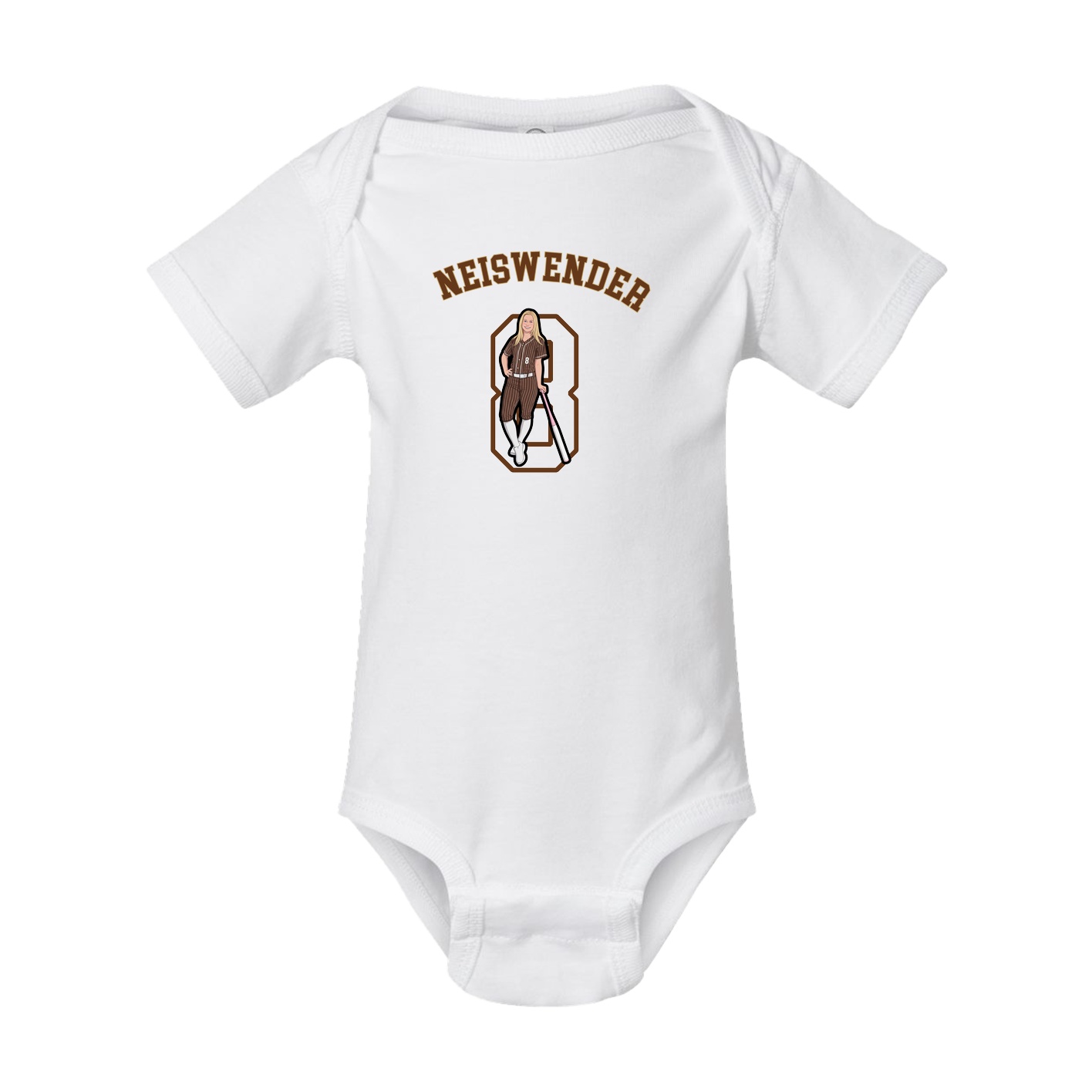 Baby Onesie — Shirsey Arch in White