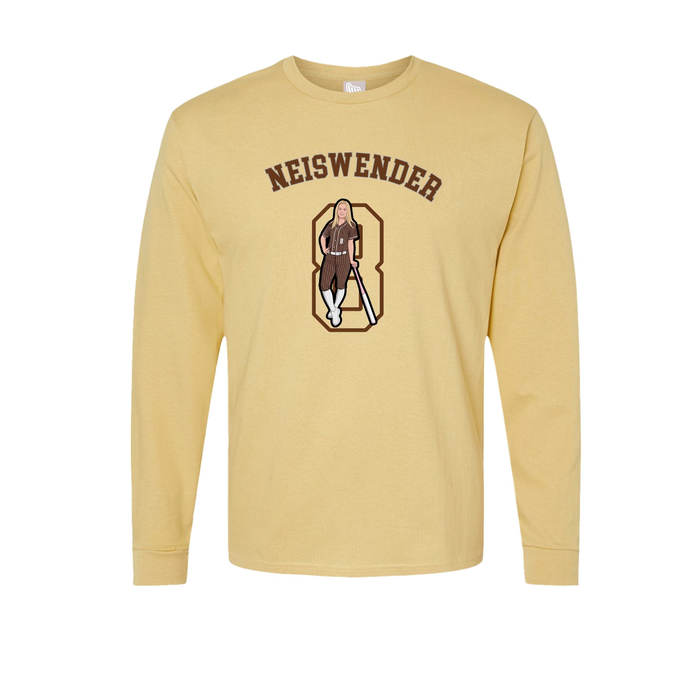 Long Sleeve Tee — Shirsey Arch in Vegas Gold
