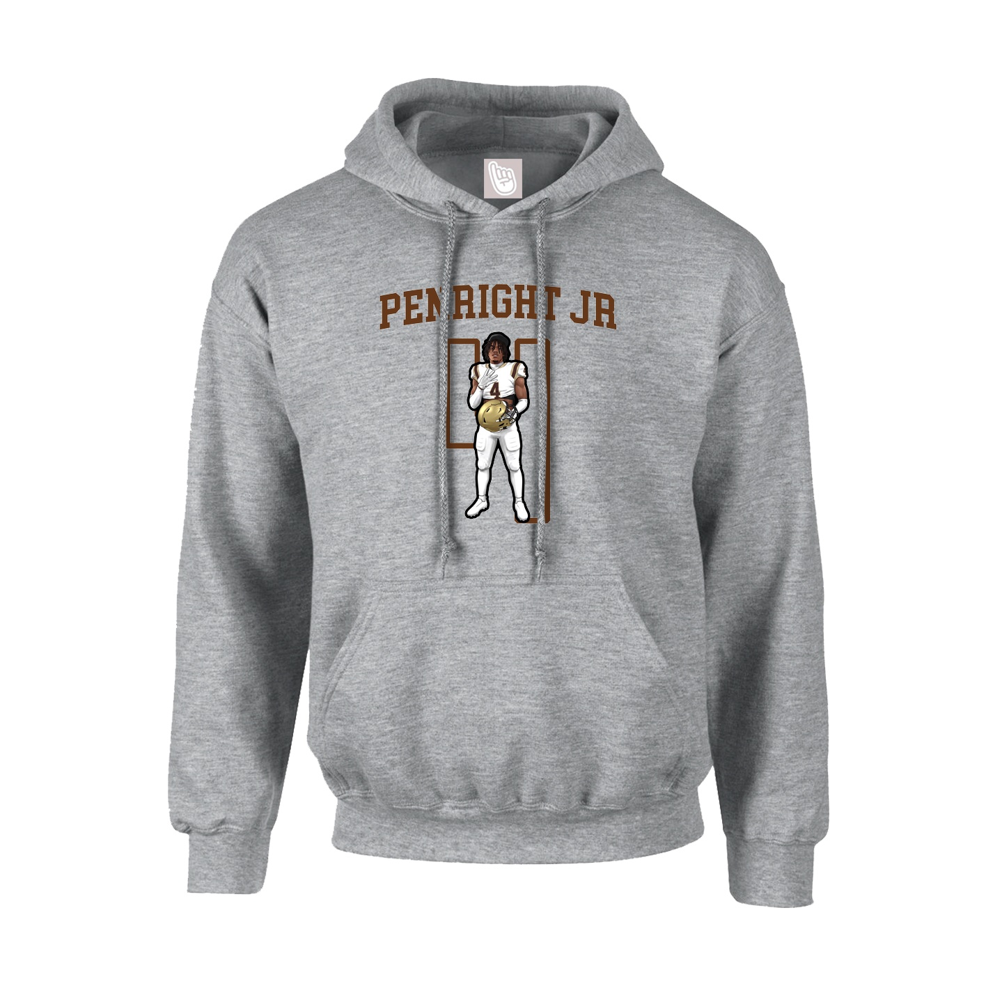 Hoodie — Shirsey in Grey