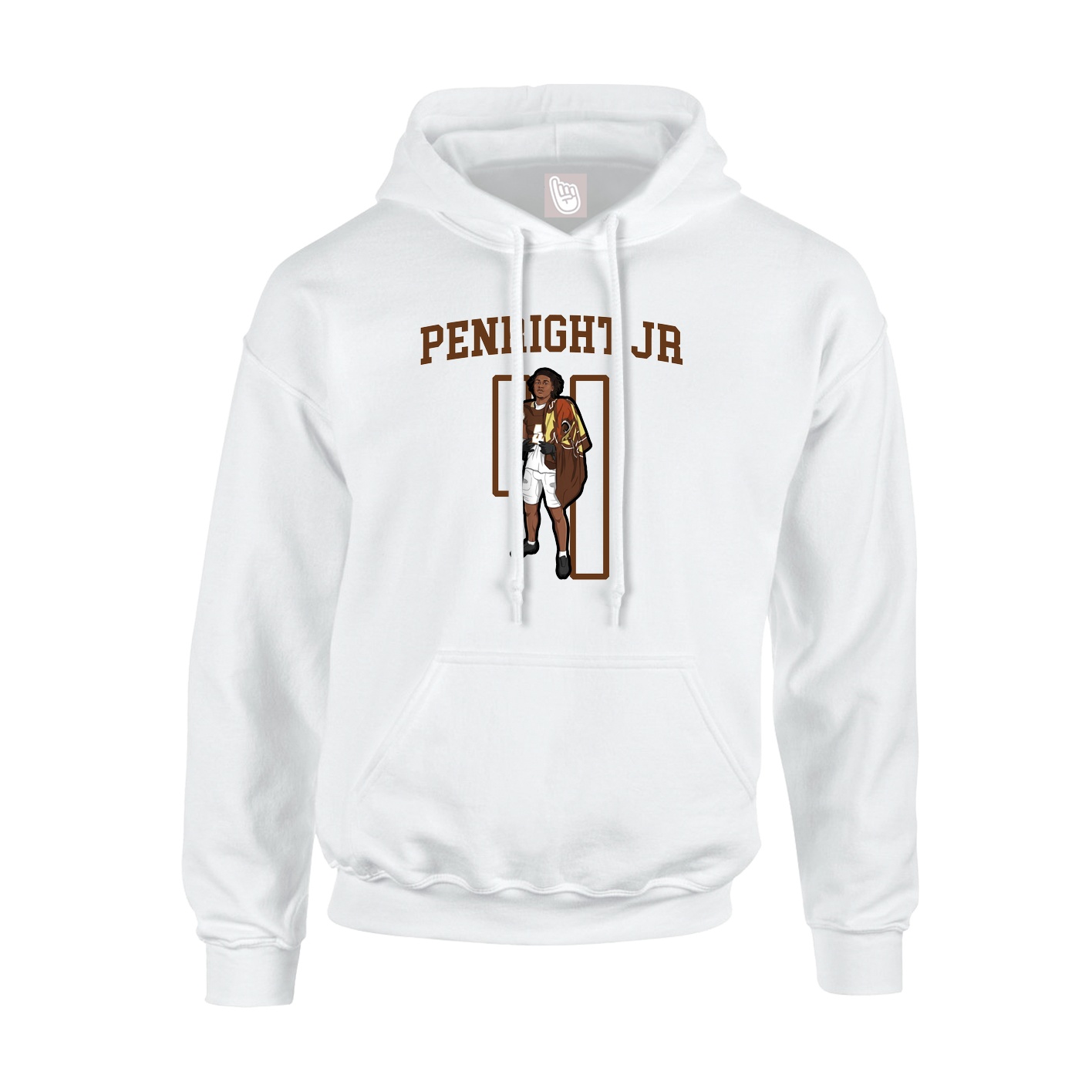 Hoodie — Shirsey in White