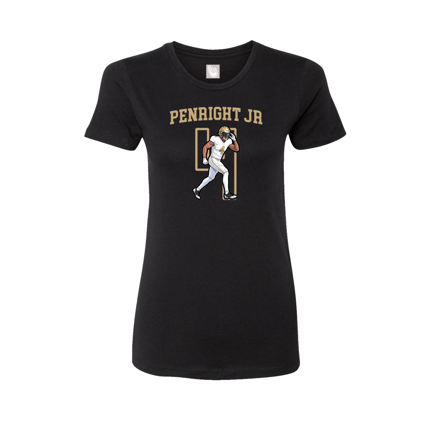 Fitted Women's Tee — Shirsey in Black