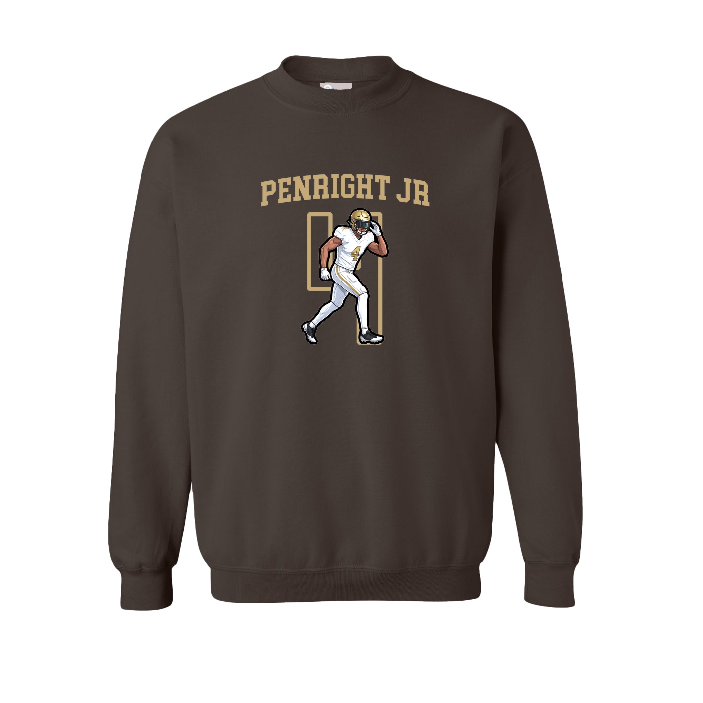 Fleece Crew — Shirsey in Brown