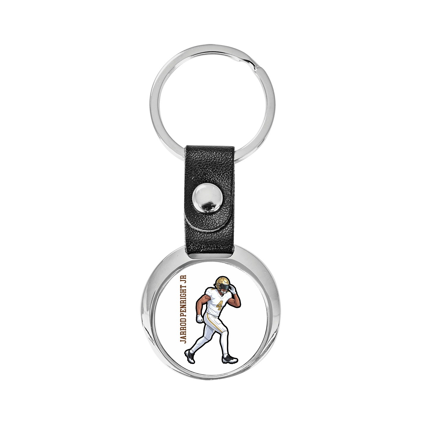 Key Chain — Name Vertical in Classic