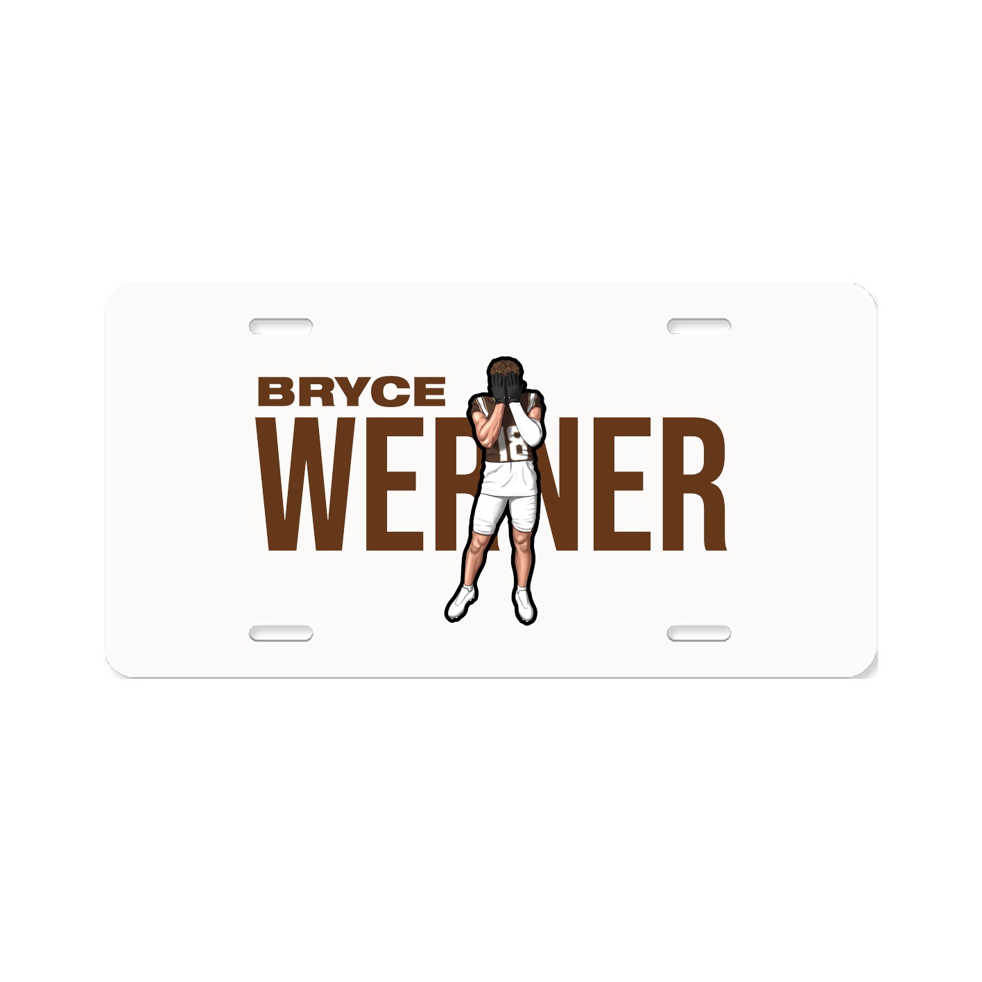 License Plate — Player Name in Classic