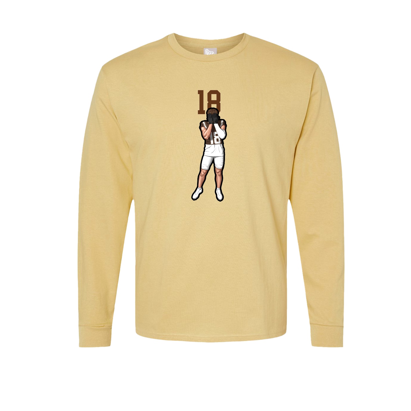 Long Sleeve Tee — Number Top in Vegas Gold