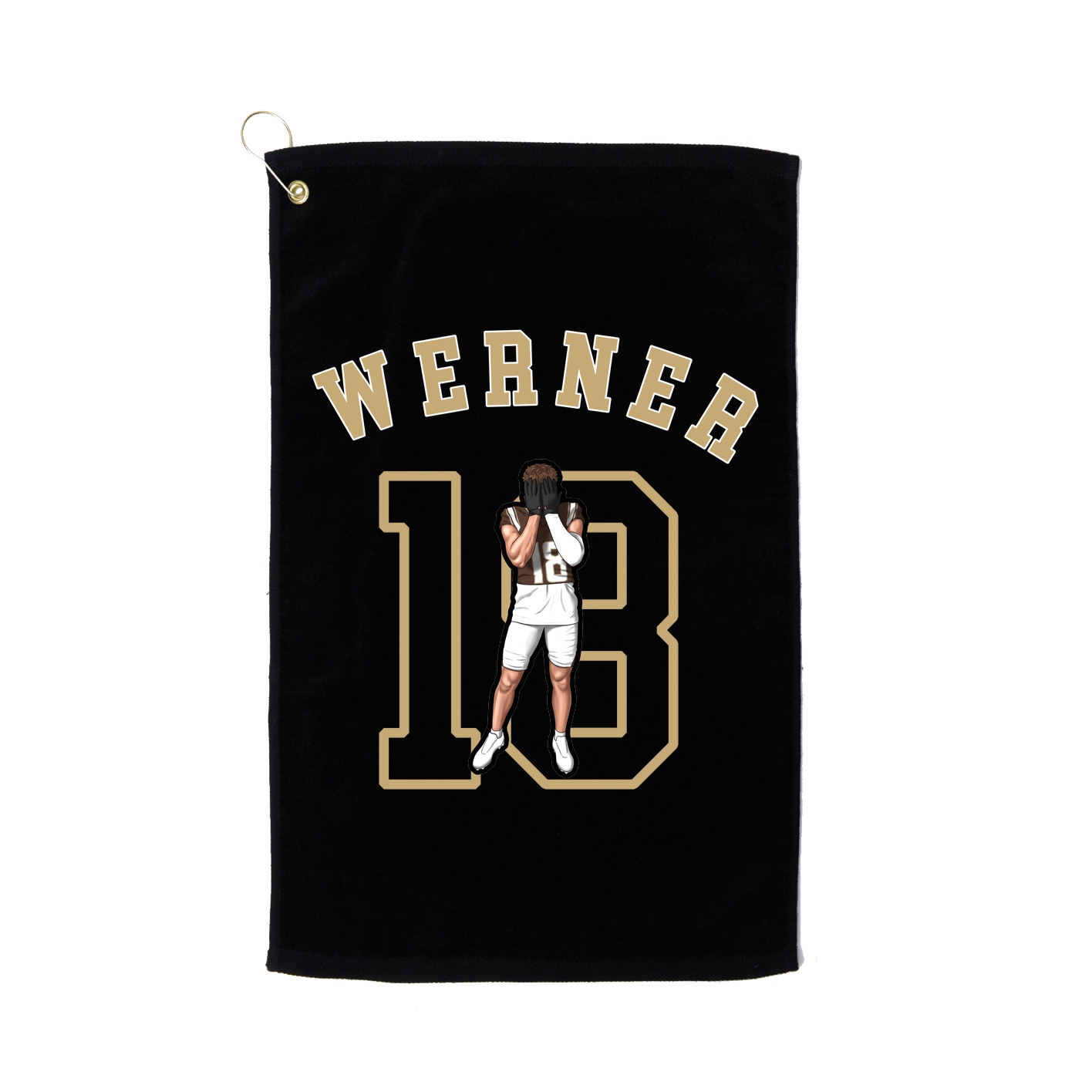 Golf Towel — Shirsey Arch in Black