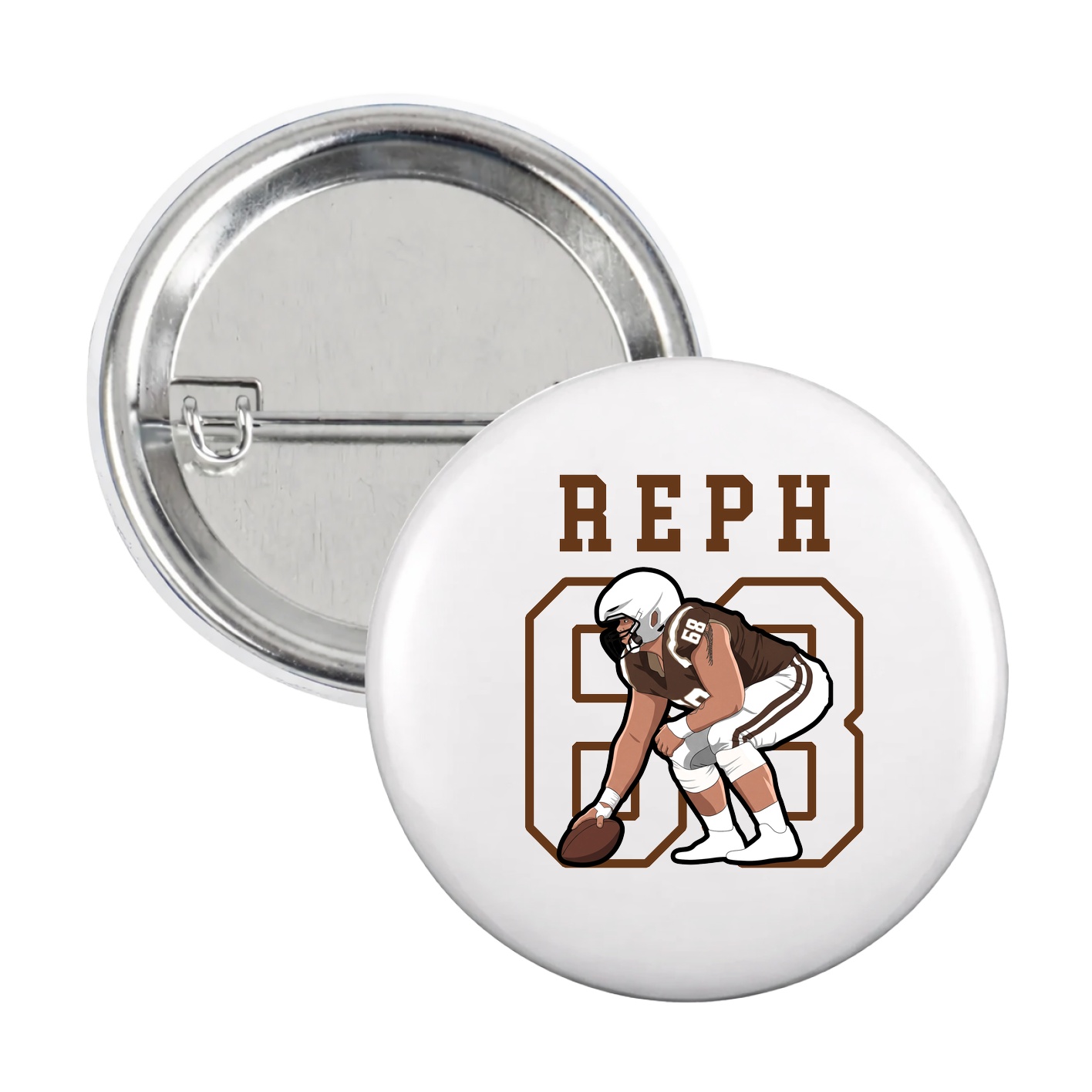 Game Day Button — Shirsey in White