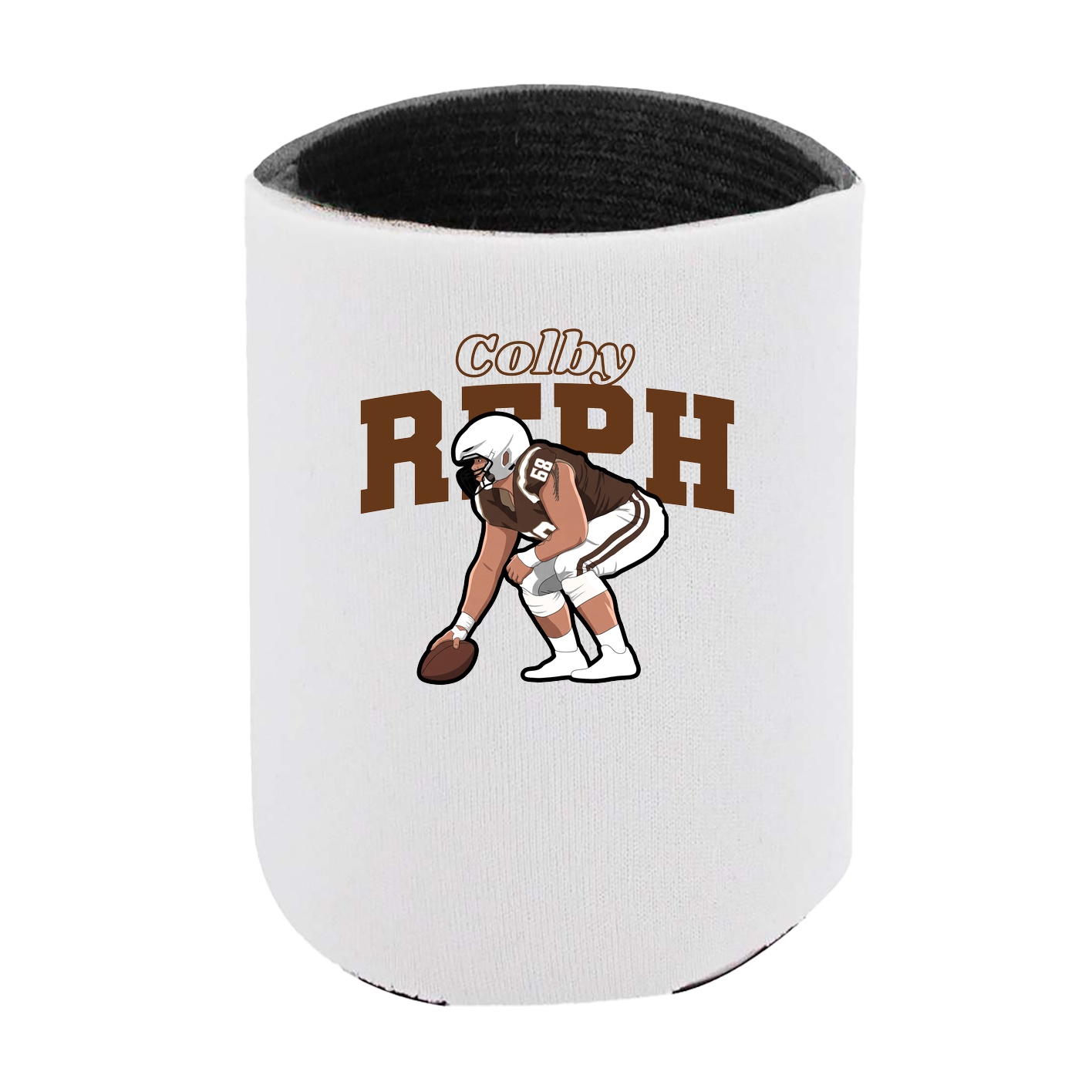 Can Holder — Name Arch in White