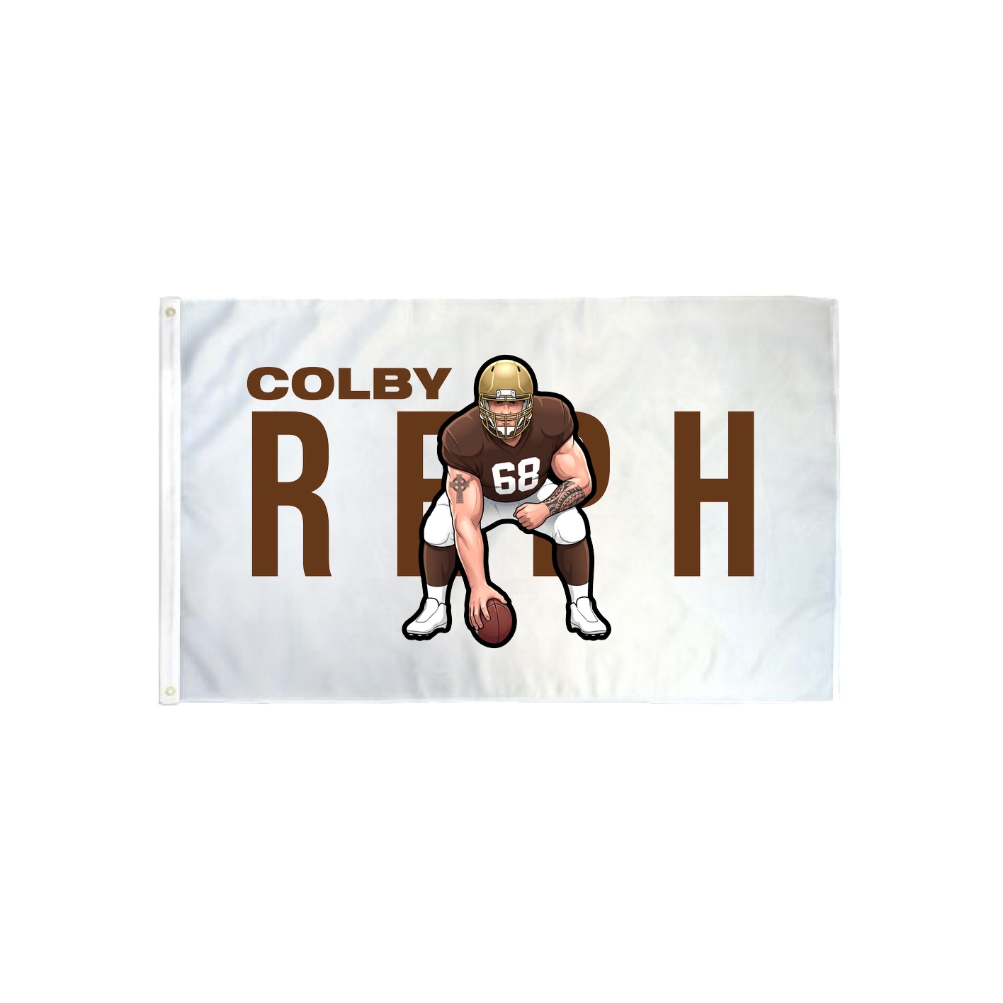 3x5 Flag — Player Name in Classic