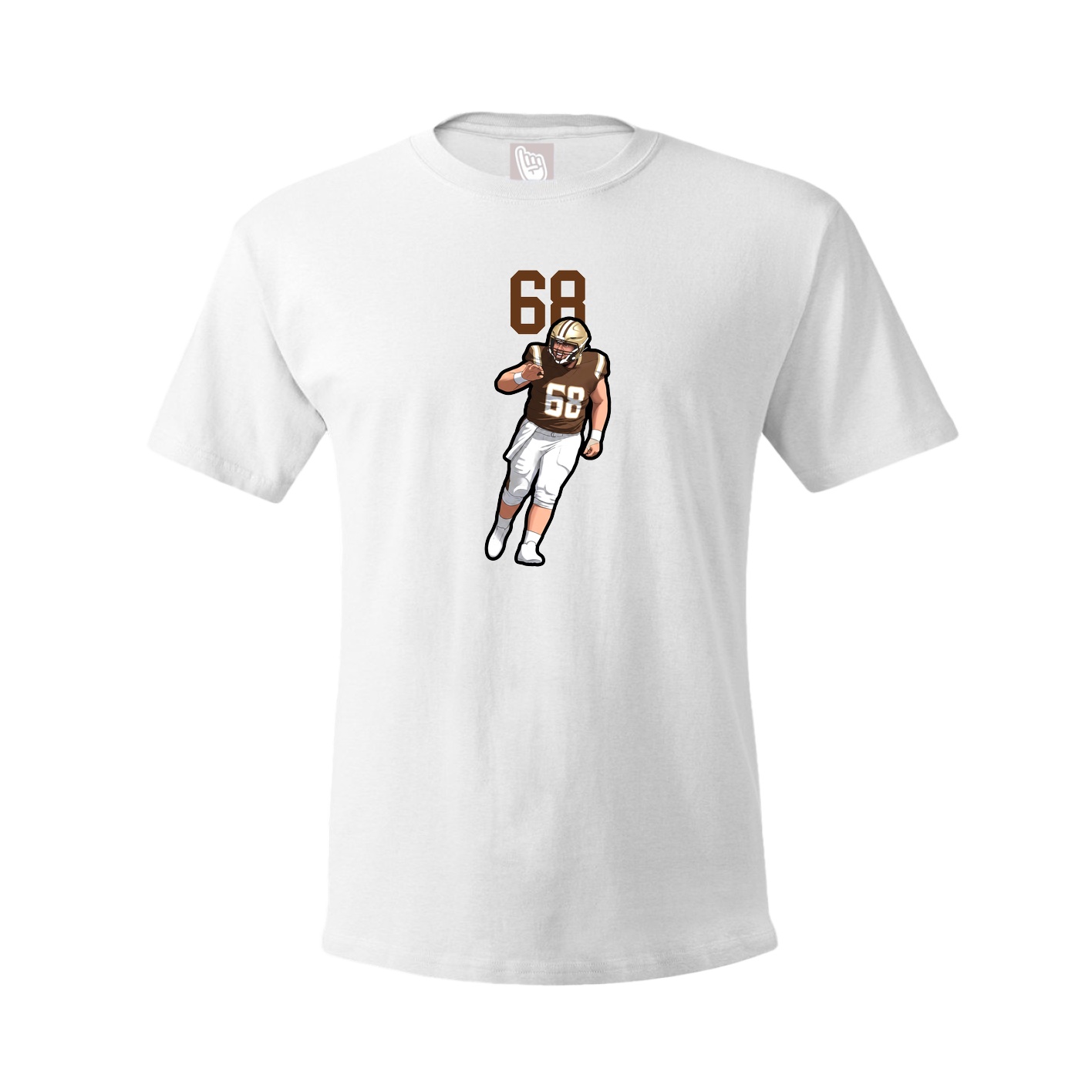 Tee — Number Top in White