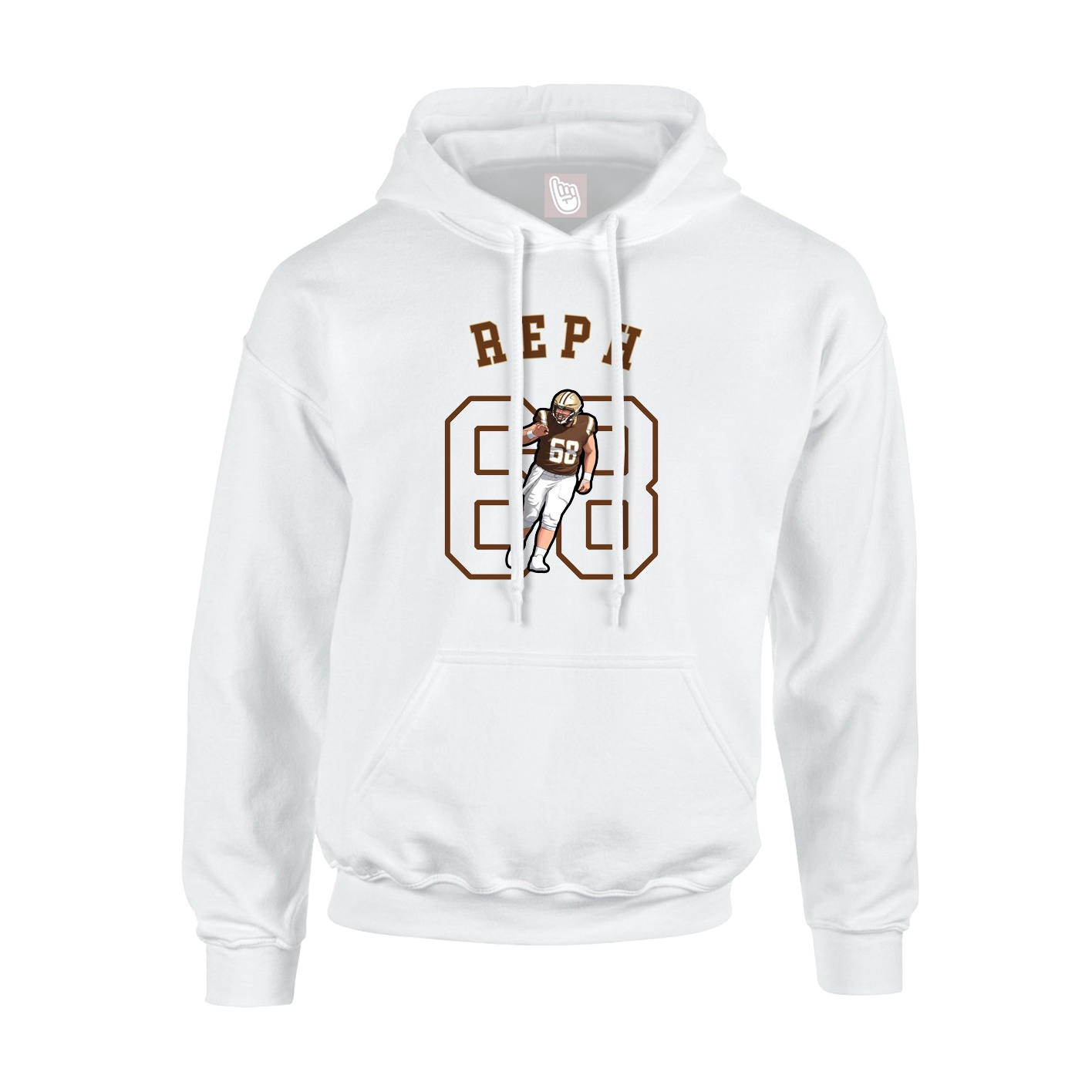 Hoodie — Shirsey Arch in White