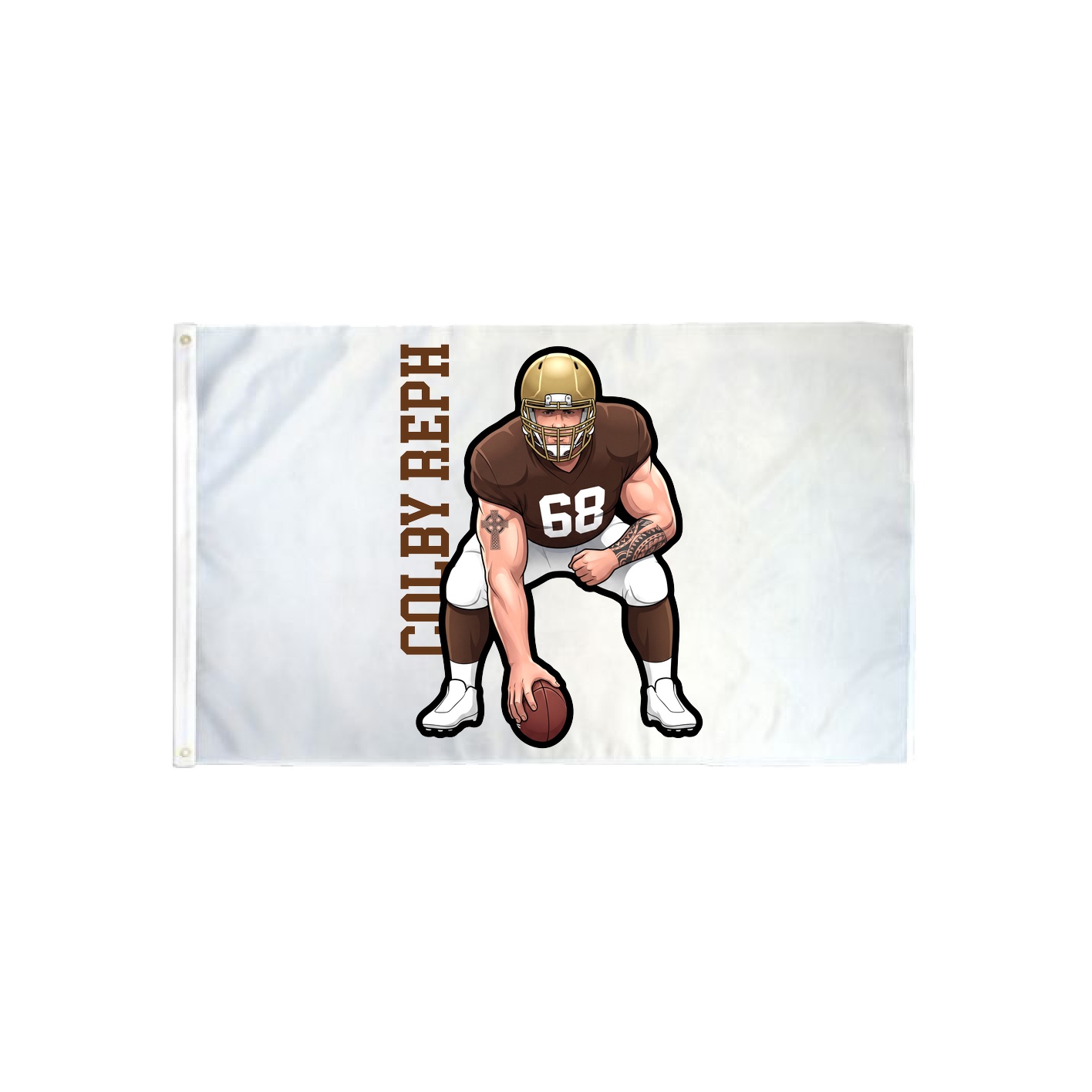 3x5 Flag — Name Vertical in Classic
