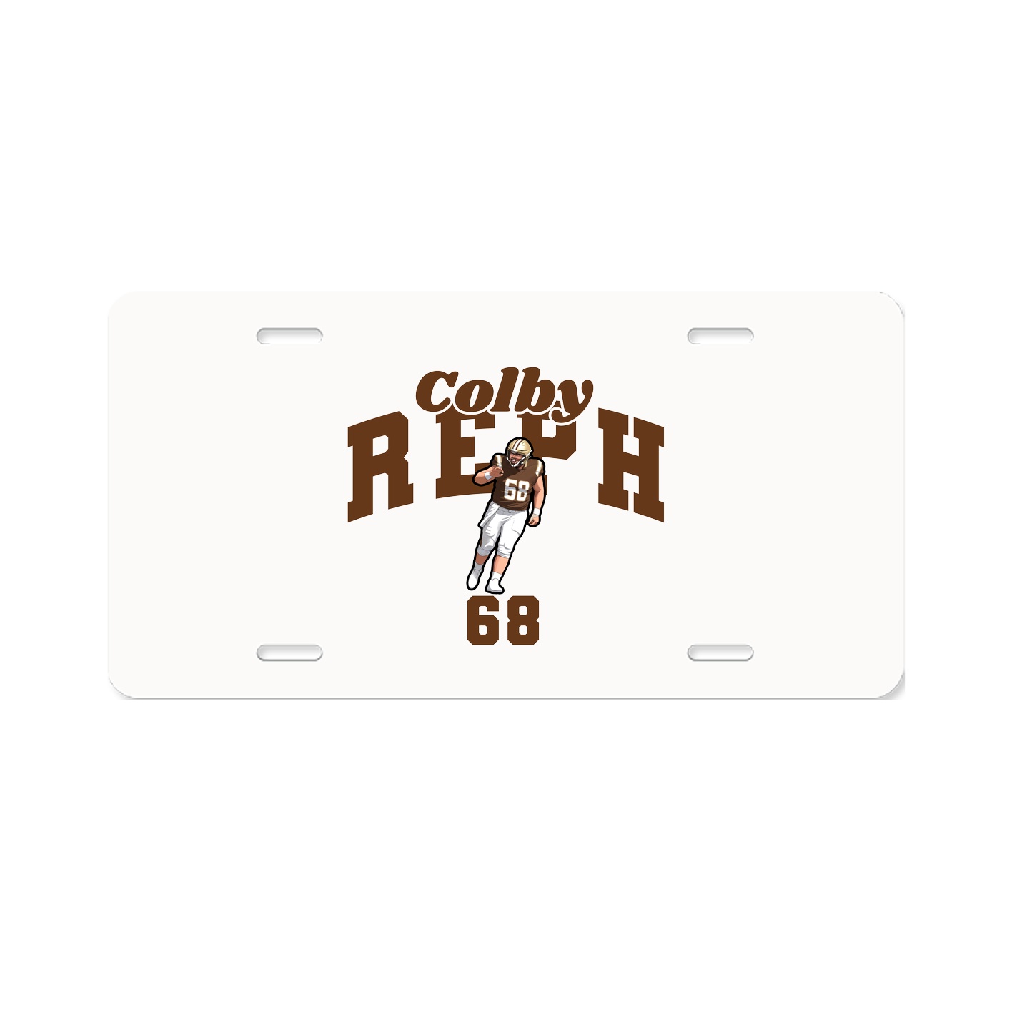 License Plate — Signature Arch in Classic
