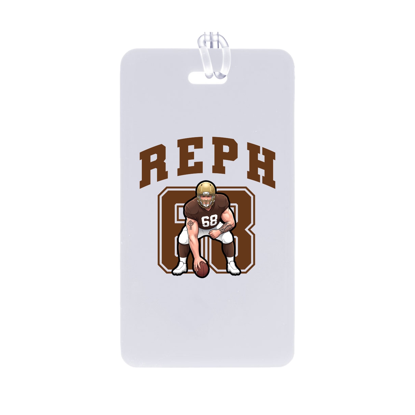 Bag Tag — Number in Classic