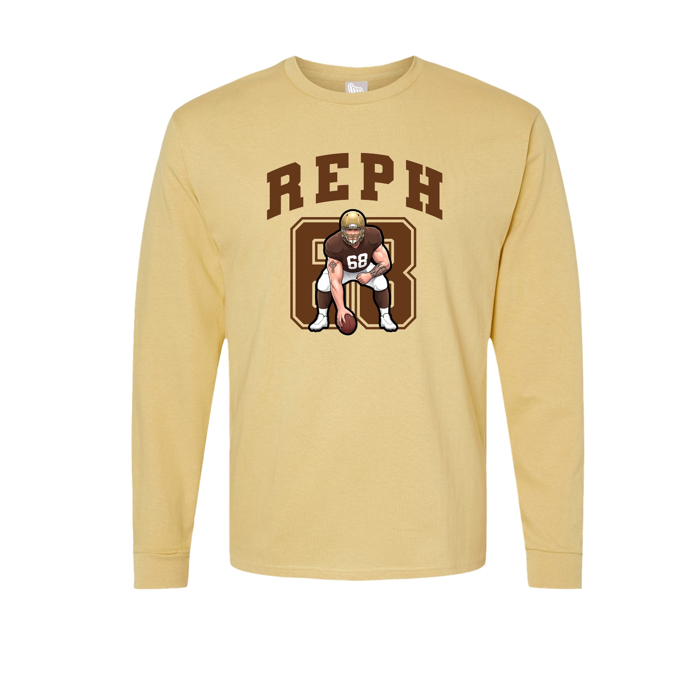 Long Sleeve Tee — Number in Vegas Gold