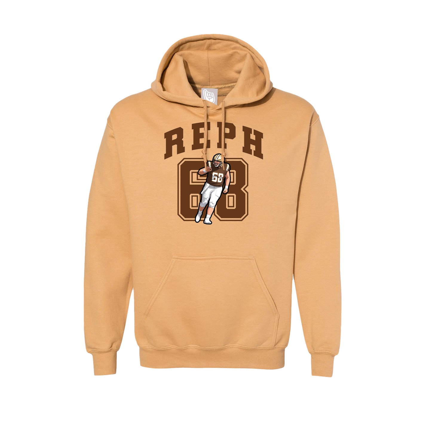Hoodie — Number in Vegas Gold