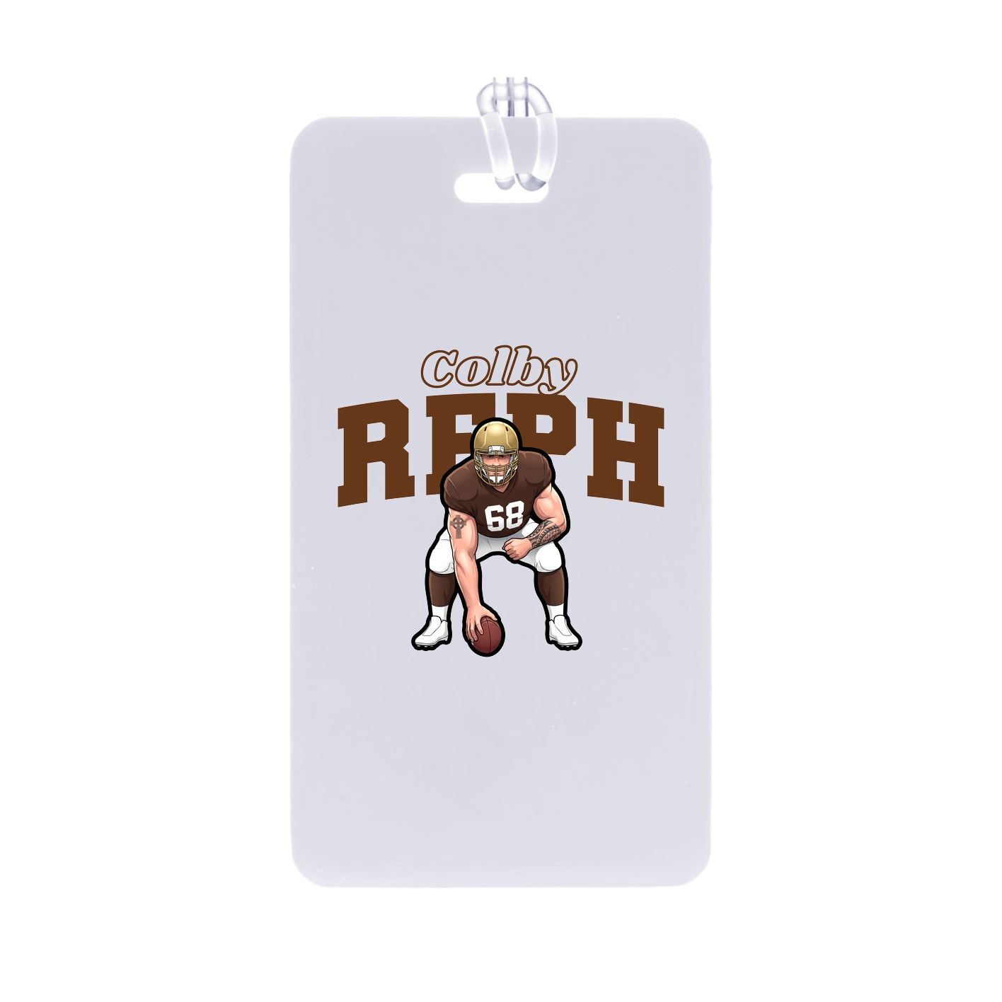Bag Tag — Name Arch in Classic